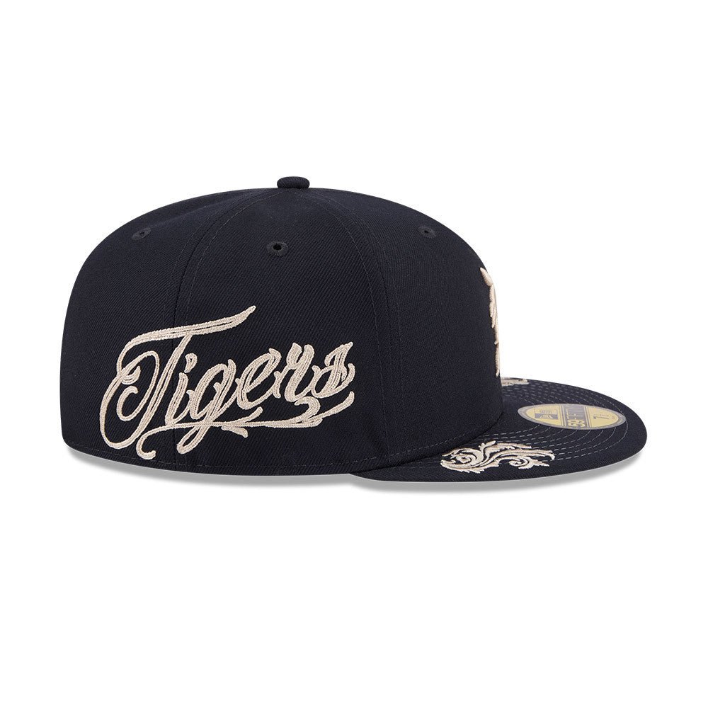 New Era Detroit Tigers 59FIFTY Wordmark Cap Navy - CNEWE14121 - Coziness
