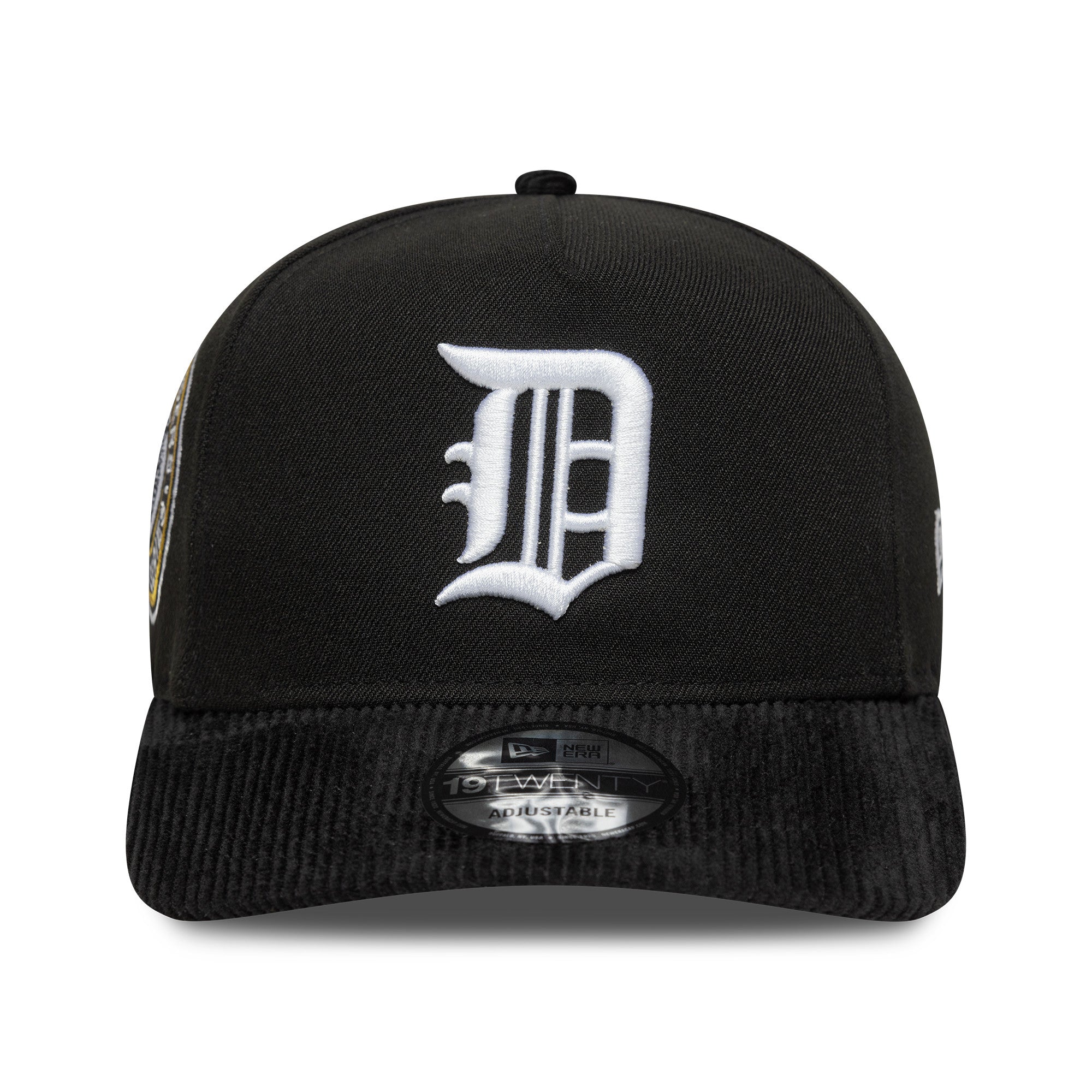 New Era Detroit Tigers Cooperstown 19TWENTY Cord Cap Schwarz - CNEWE6995 - Coziness