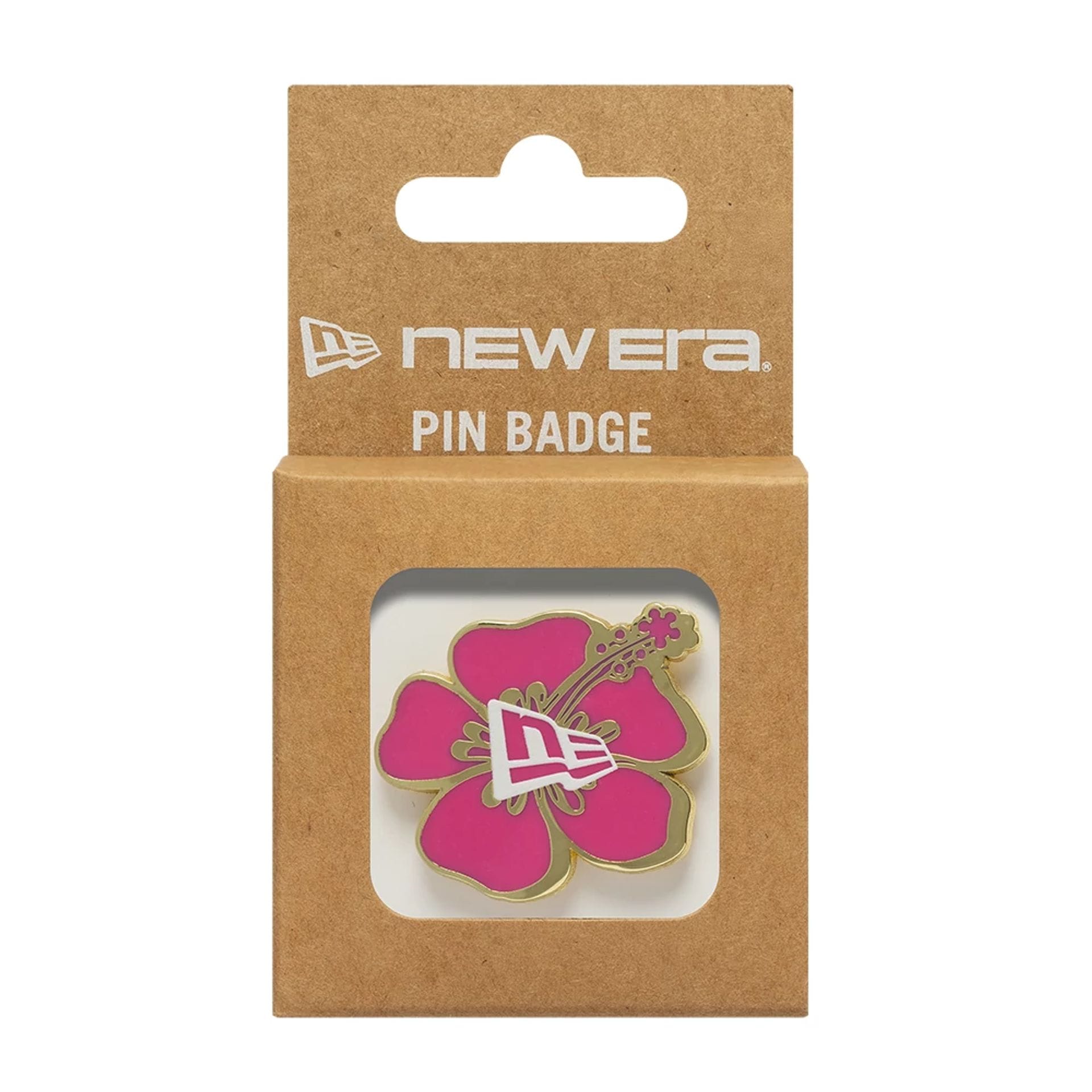 New Era Gold Hibiscus Pin Badge - CNEWE9634 - Coziness