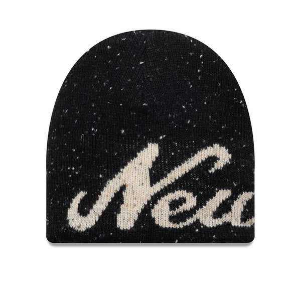 New Era Heritage Skull Knit Beanie Black - CNEWE8001 - Coziness