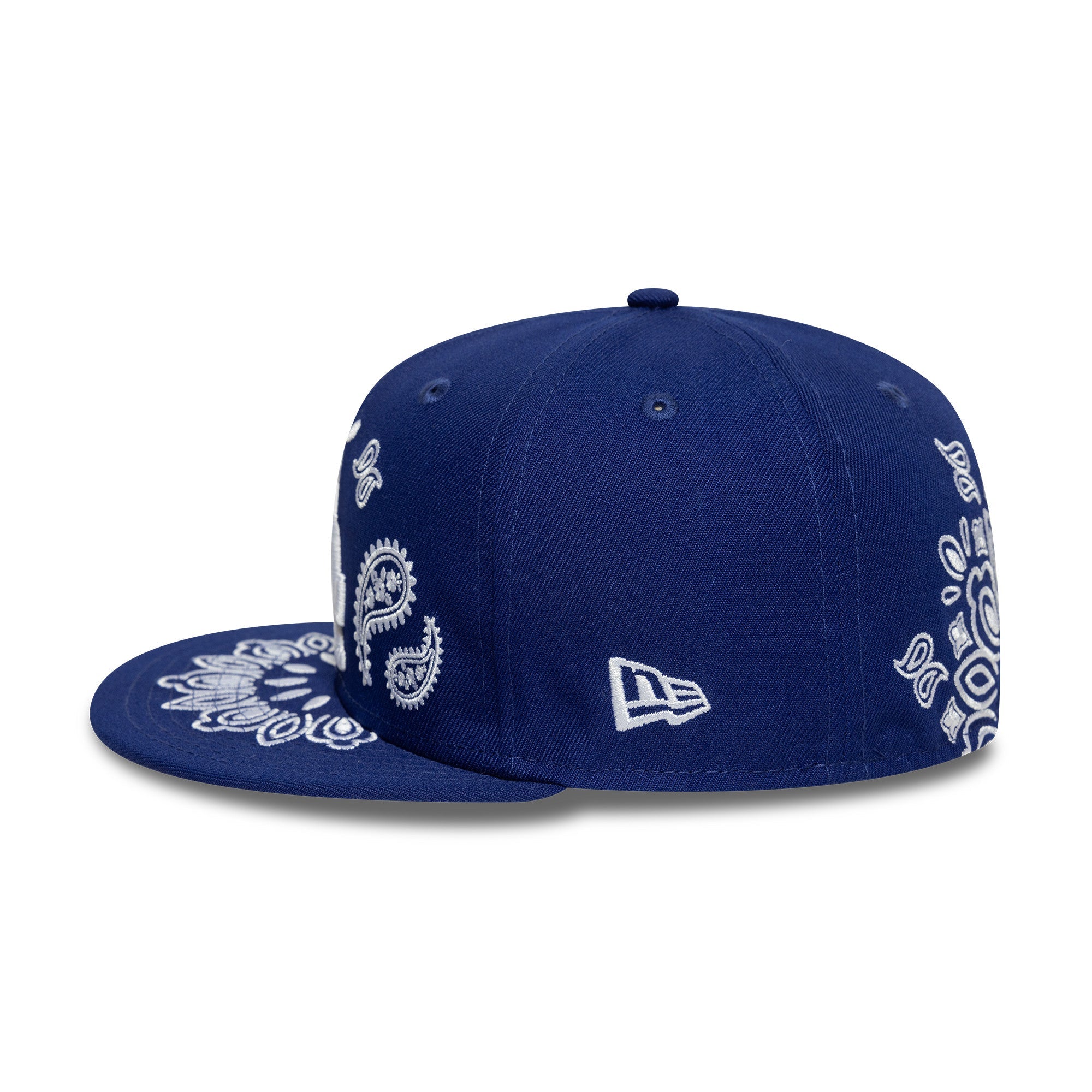 New Era LA Dodgers 59FIFTY Paisley Fitted Cap Blau - CNEWE5275 - Coziness