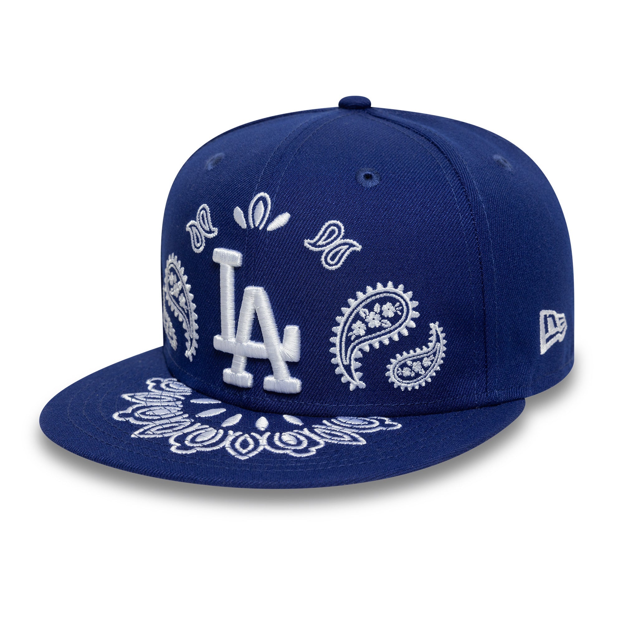 New Era LA Dodgers 59FIFTY Paisley Fitted Cap Blau - CNEWE5275 - Coziness