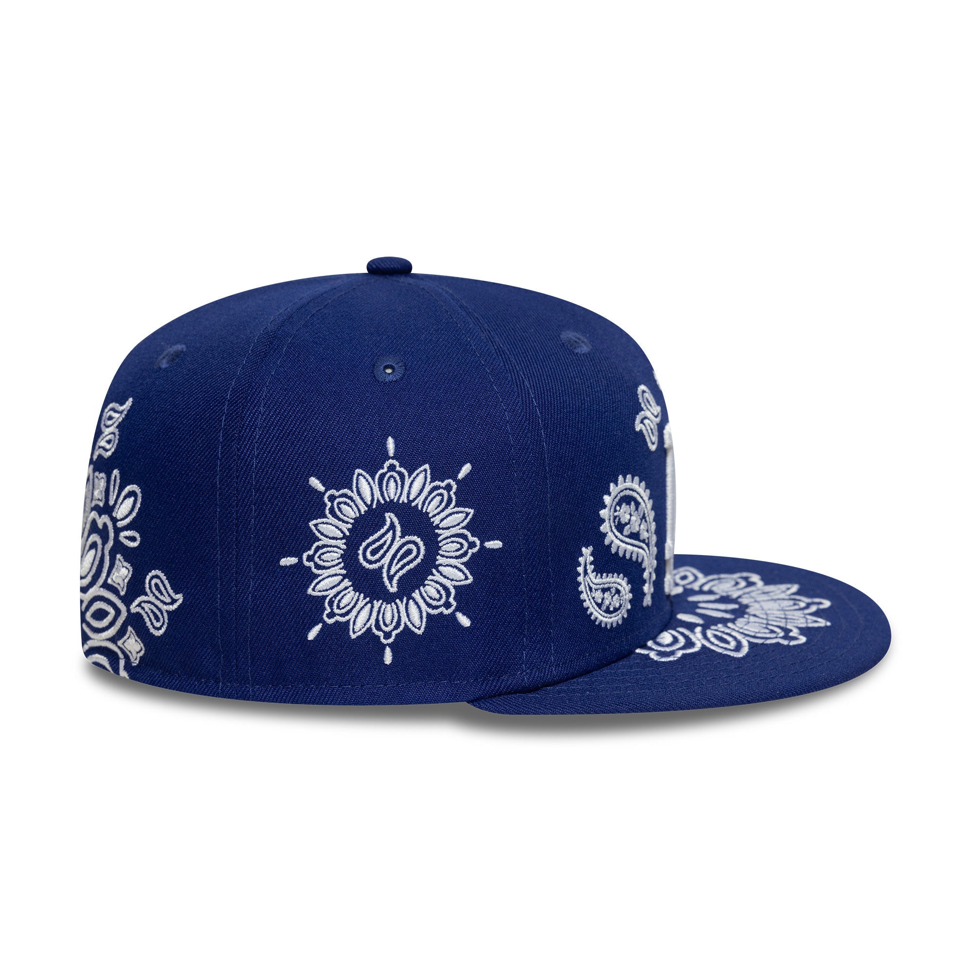 New Era LA Dodgers 59FIFTY Paisley Fitted Cap Blau - CNEWE5275 - Coziness