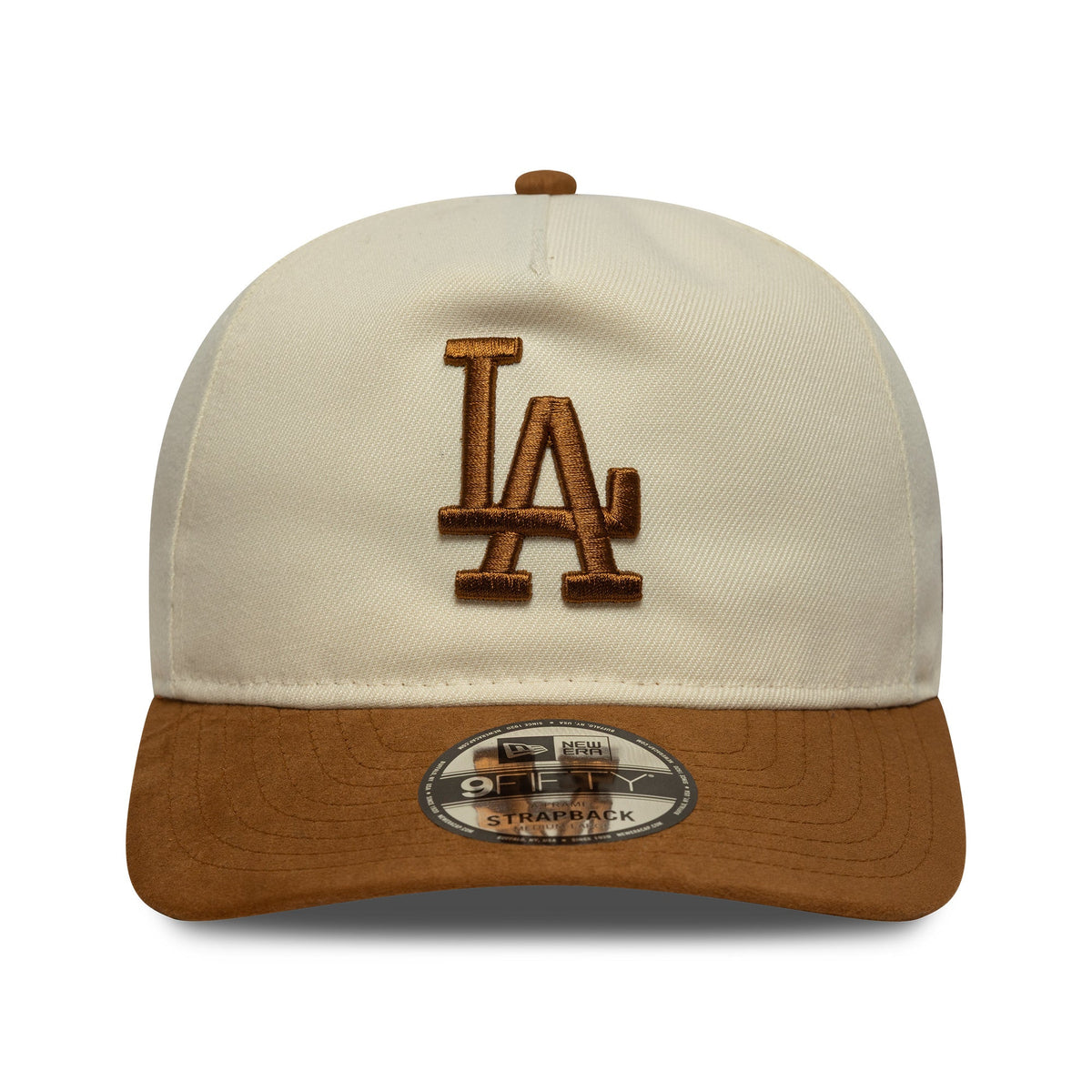 New Era LA Dodgers 9FIFTY Suede Visor Cap Beige - CNEWE14151 - Coziness