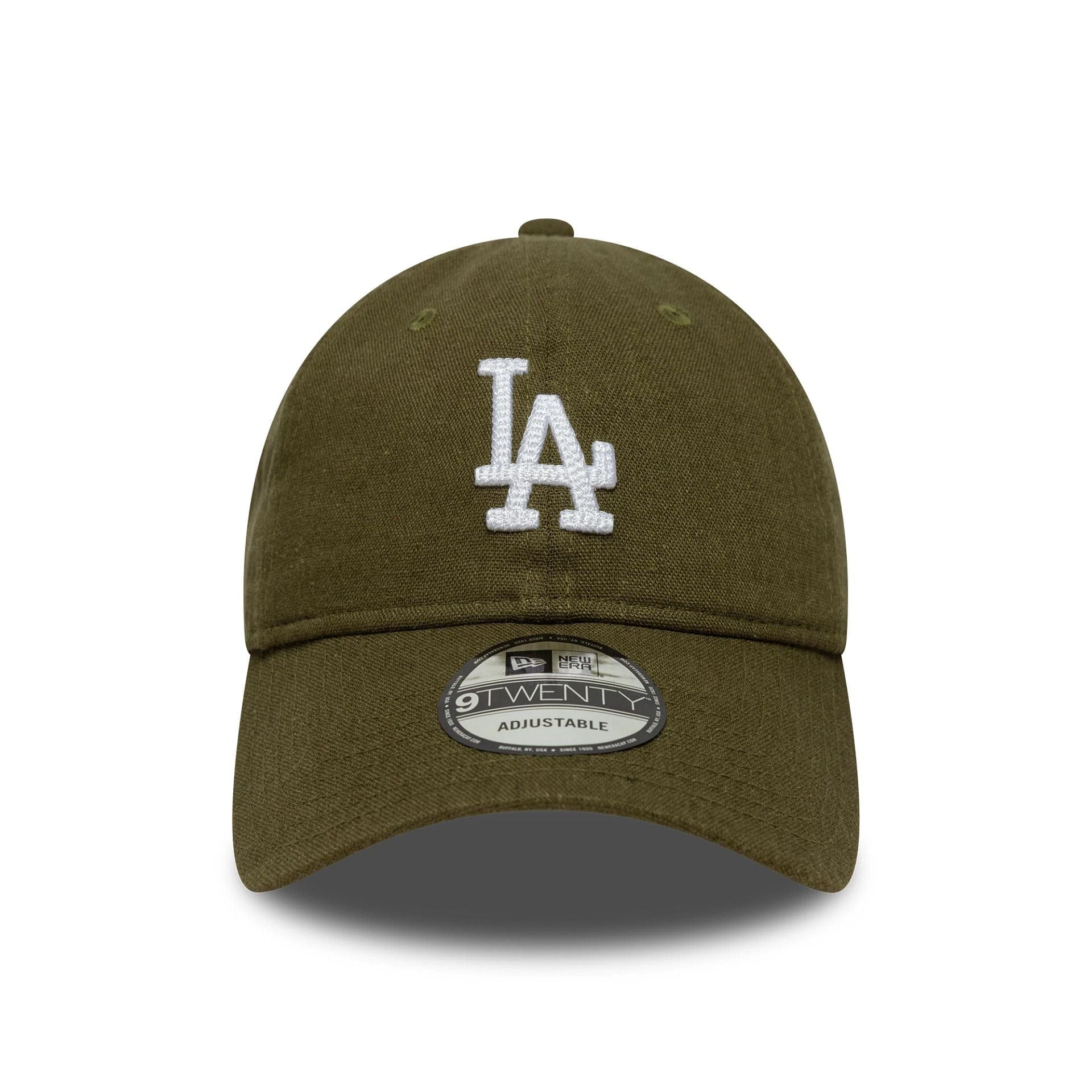 New Era LA Dodgers 9TWENTY Linen Cap Dunkelgrün - CNEWE8783 - Coziness