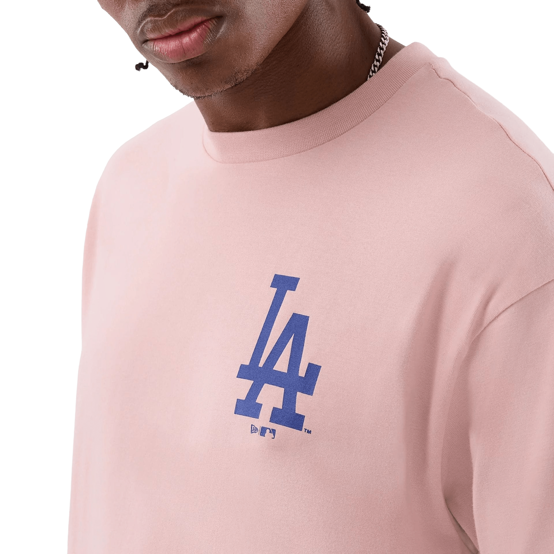 New Era LA Dodgers MLB Cap T-Shirt Pastellpink - CNEWE10214 - Coziness