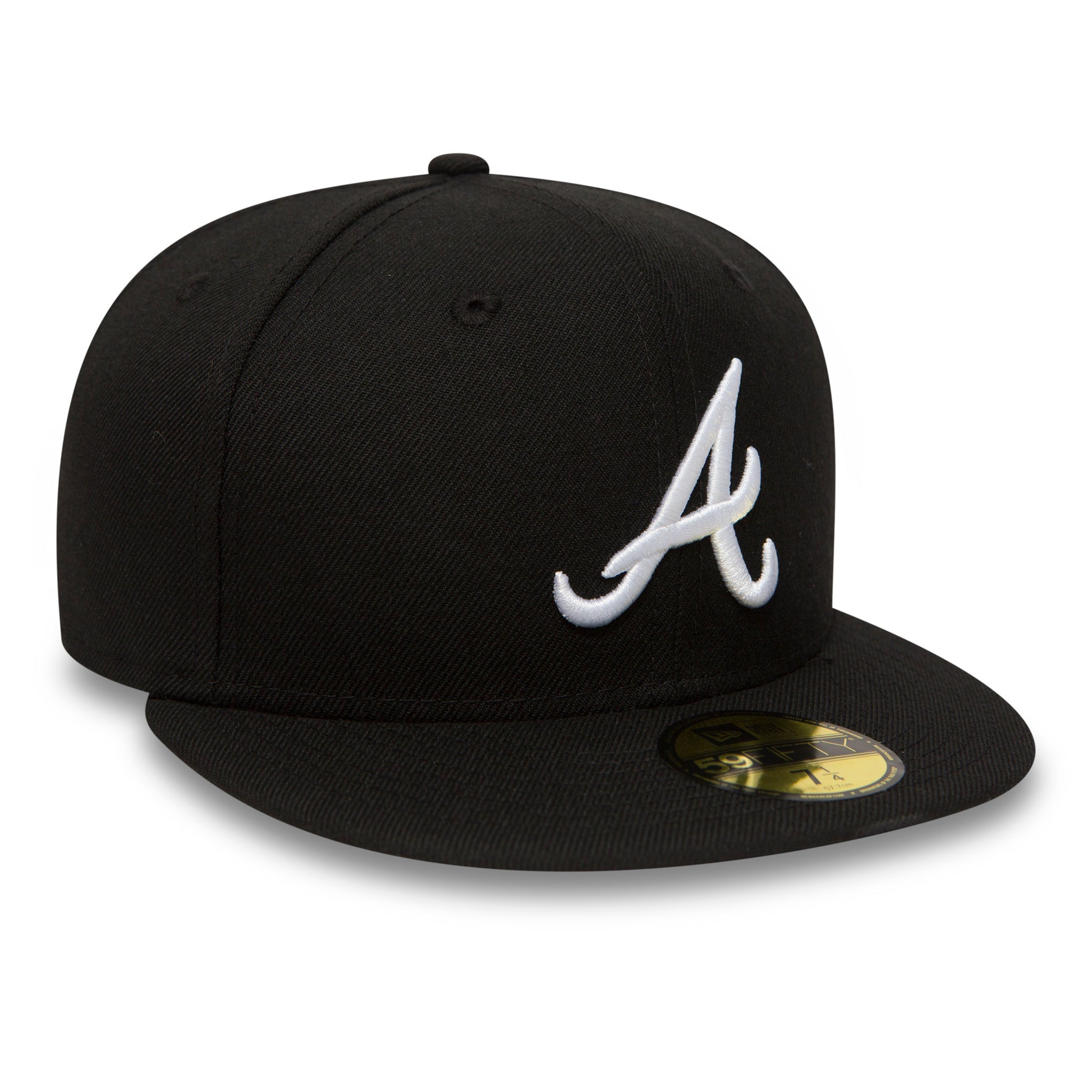 New Era MLB ATLBRA Black 59FIFTY Fitted Cap - CNEWE4562 - Coziness