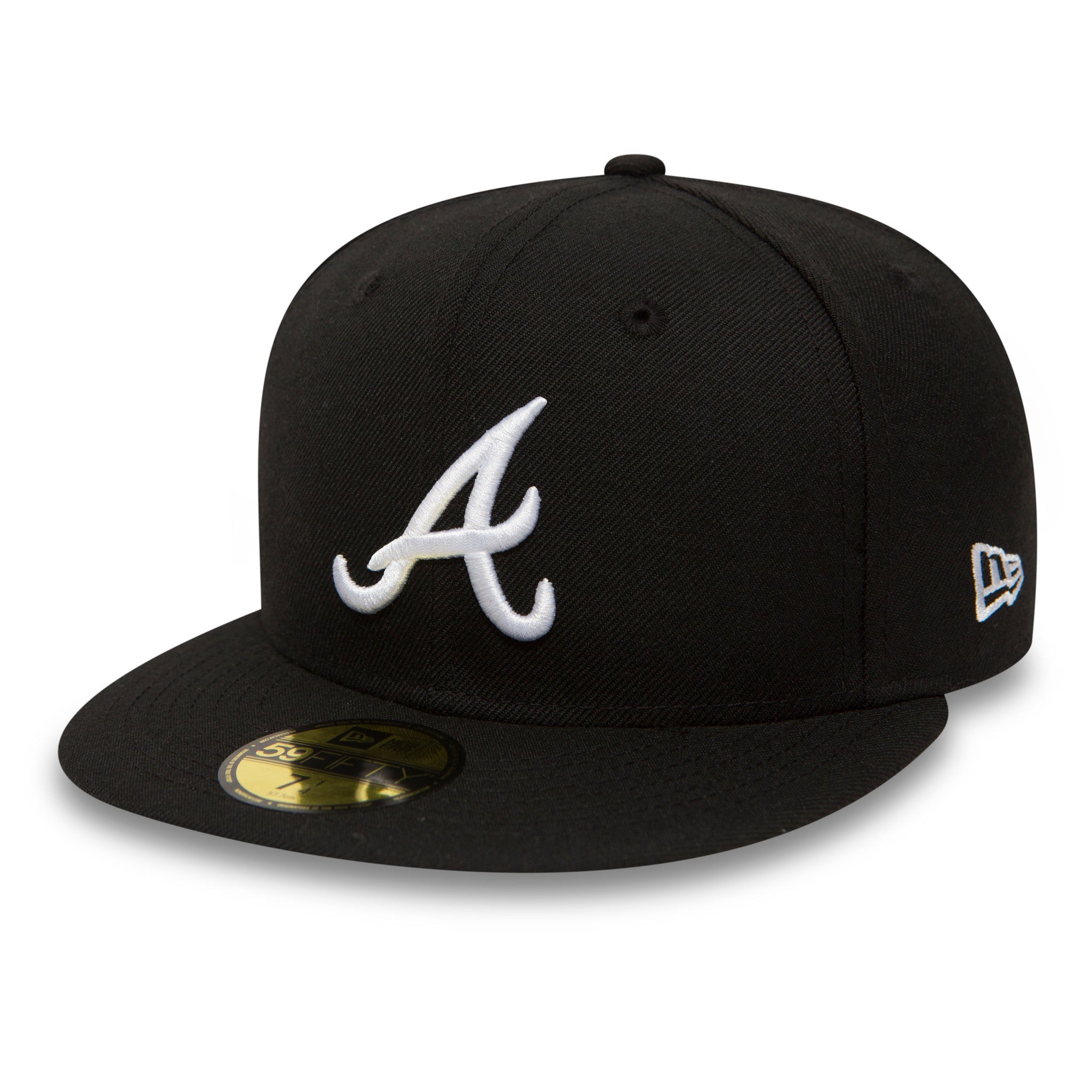 New Era MLB ATLBRA Black 59FIFTY Fitted Cap - CNEWE4562 - Coziness