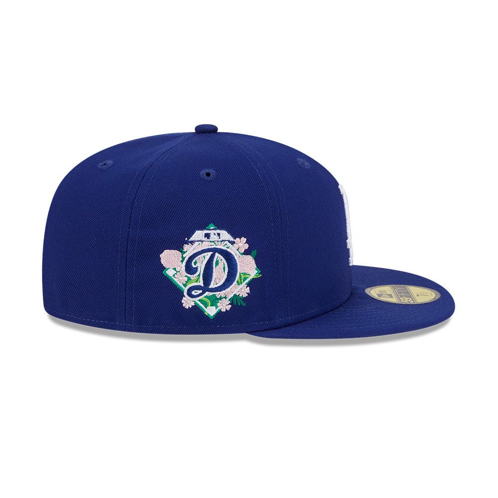 New Era MLB Floral Undervisor Blau LA Dodgers 59FIFTY Fitted Cap - CNEWE4543 - Coziness