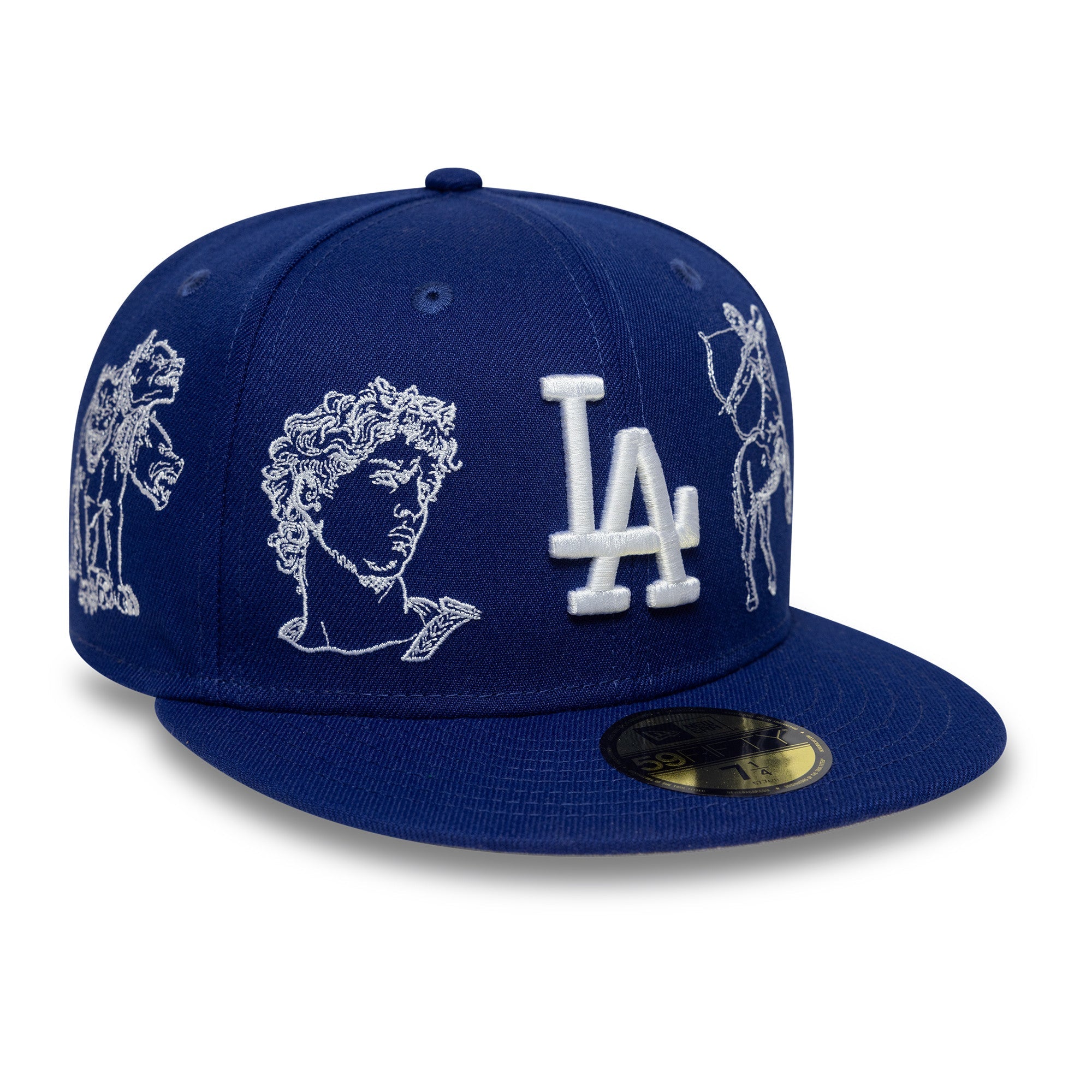 New Era MLB Mythical LA Dodgers Blue 59FIFTY Fitted Cap - CNEWE4556 - Coziness