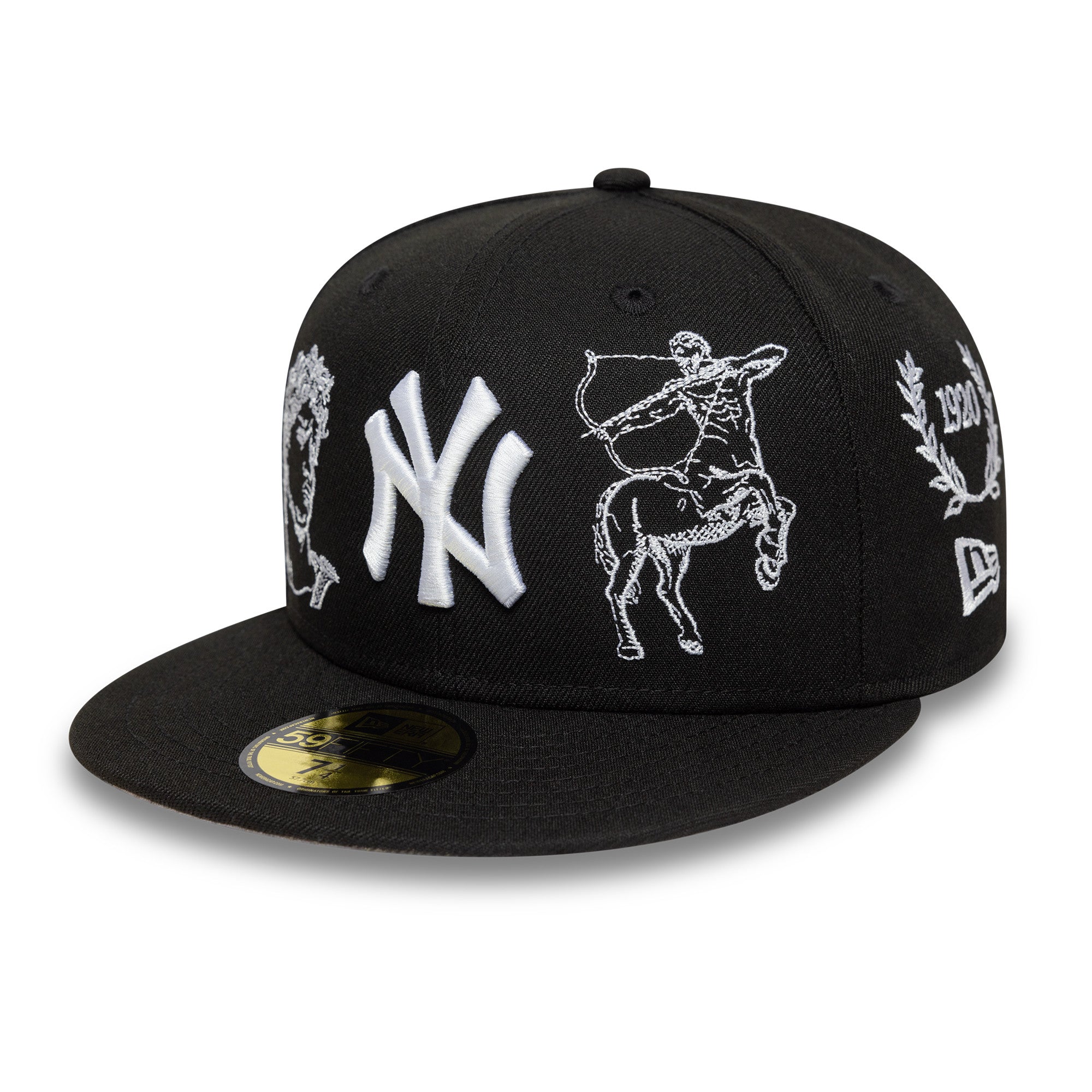 New Era MLB Mythical NY Yankees Black 59FIFTY Fitted Cap - CNEWE4549 - Coziness