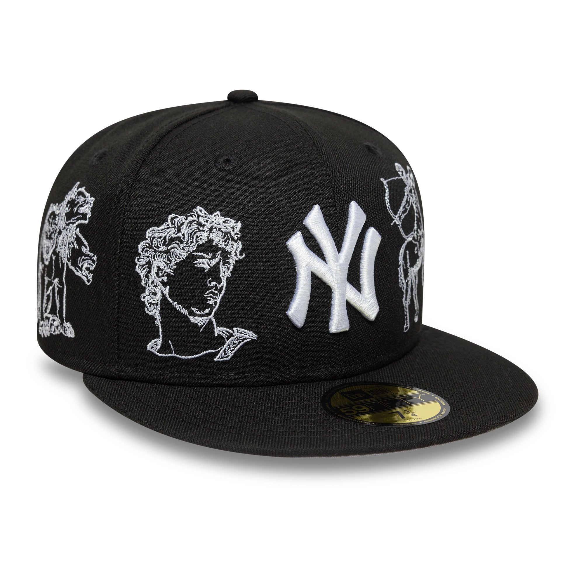 New Era MLB Mythical NY Yankees Black 59FIFTY Fitted Cap - CNEWE4549 - Coziness