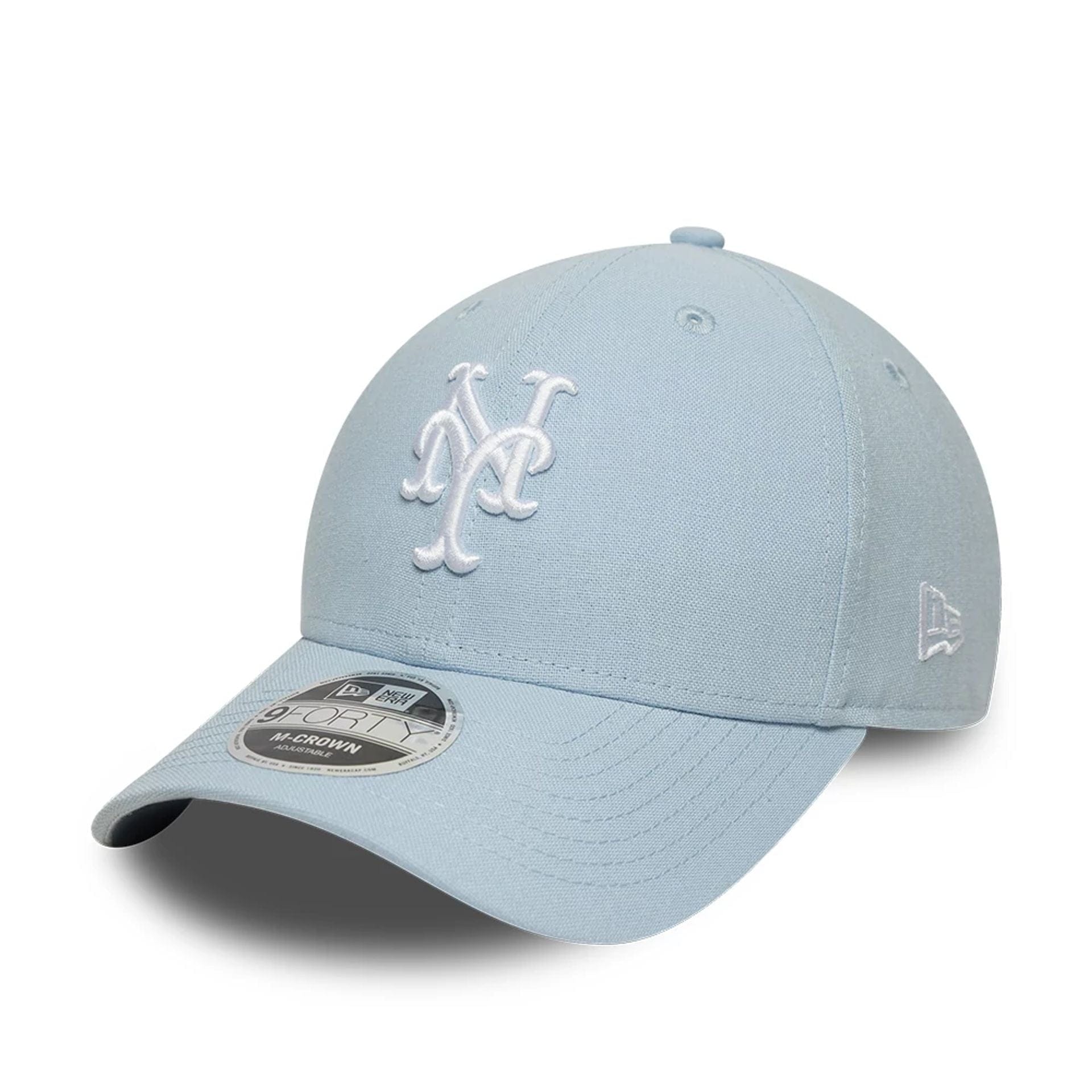 New Era NY Mets 9FORTY Linen Cap Blue - CNEWE10192 - Coziness