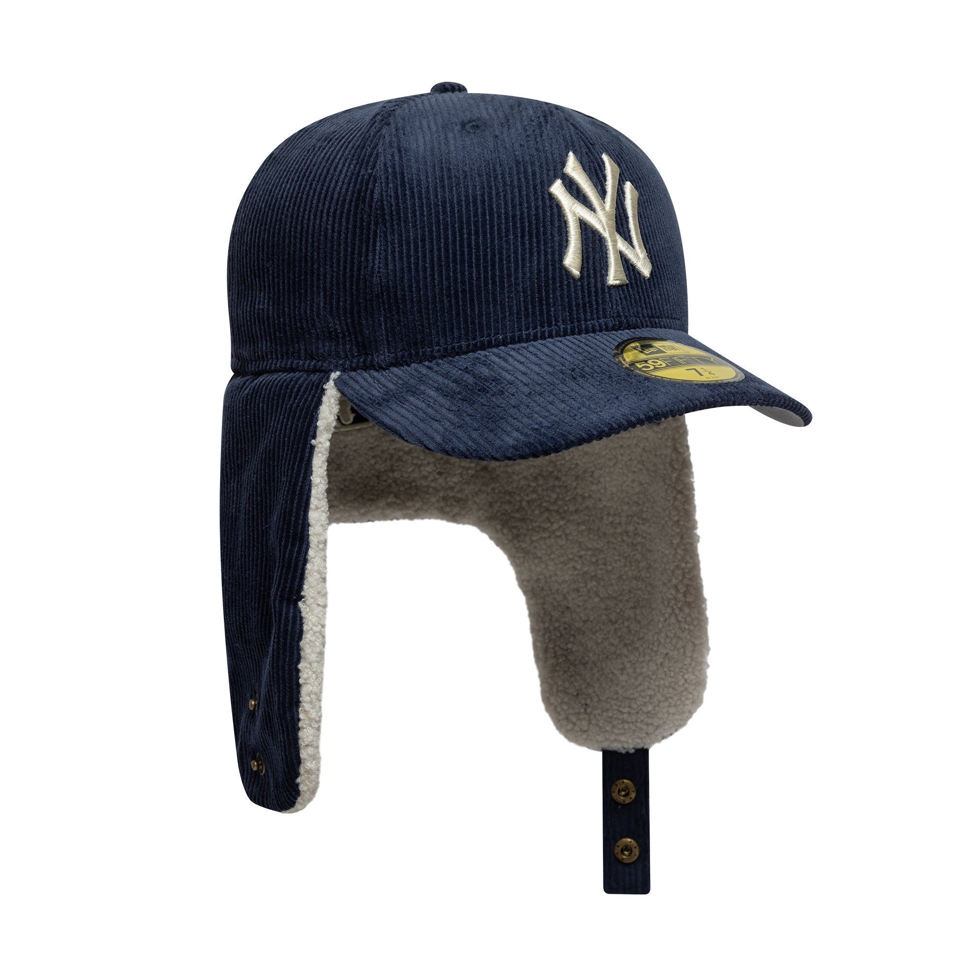 New Era NY Yankees 59FIFTY Cord Dogear Cap Navy - CNEWE7373 - Coziness