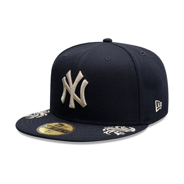 New Era NY Yankees 59FIFTY Wordmark Cap Navy - CNEWE14137 - Coziness