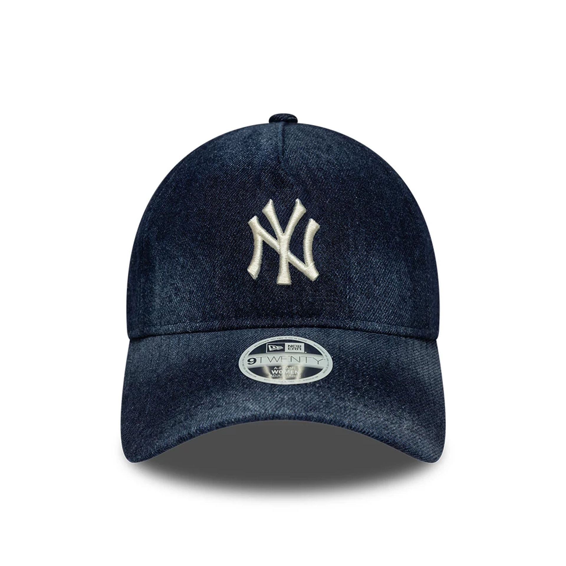 New Era NY Yankees 9TWENTY Denim A - Frame Cap Navy Wmns - CNEWE9854 - Coziness