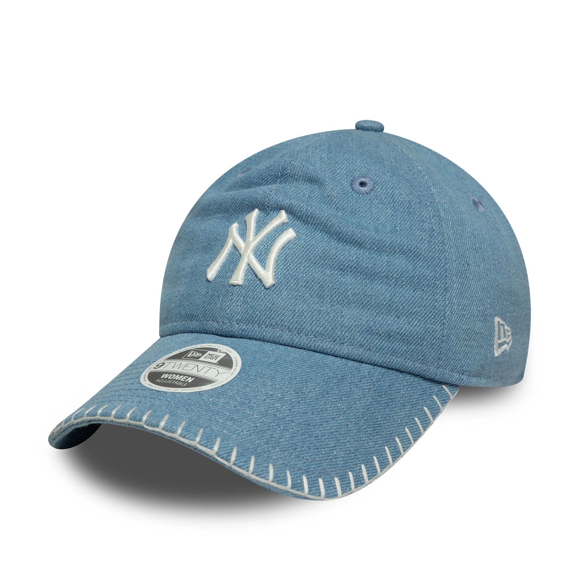 New Era NY Yankees 9Twenty Denim Cap Hellblau Wmns - CNEWE8108 - Coziness