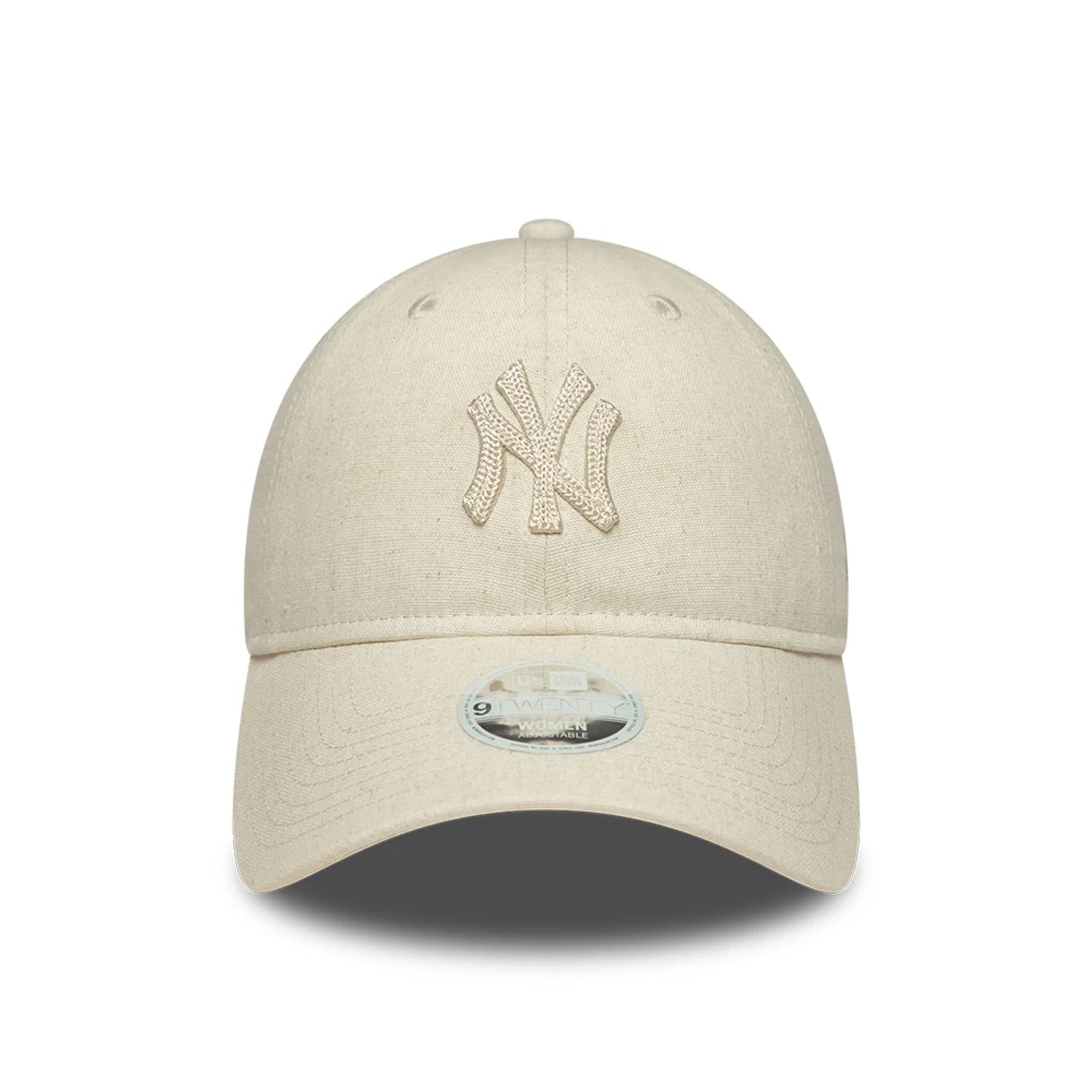 New Era NY Yankees 9Twenty Linen Cap Beige Wmns - CNEWE9624 - Coziness