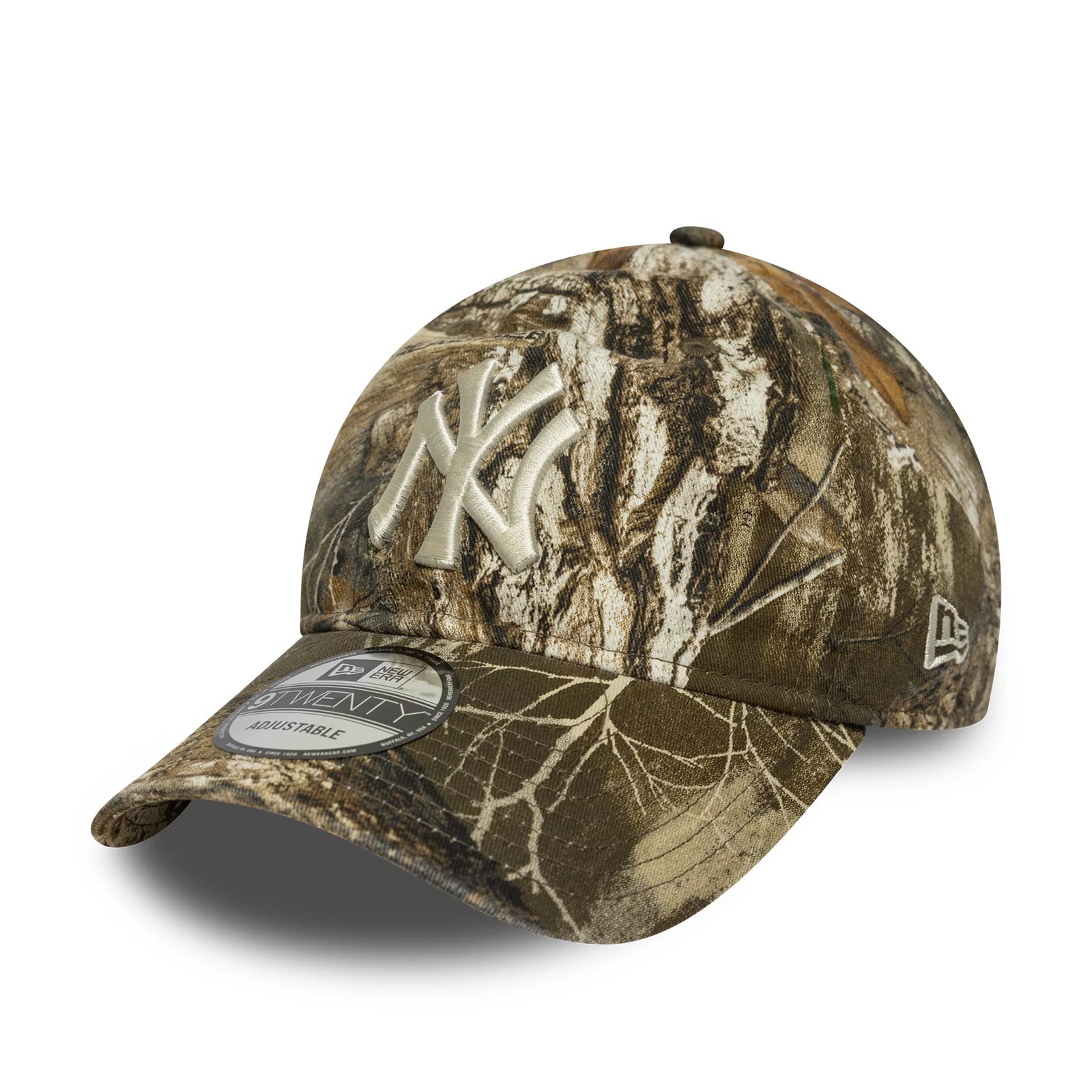 New Era NY Yankees 9Twenty Washed Real Tree Camo Cap - CNEWE5885 - Coziness