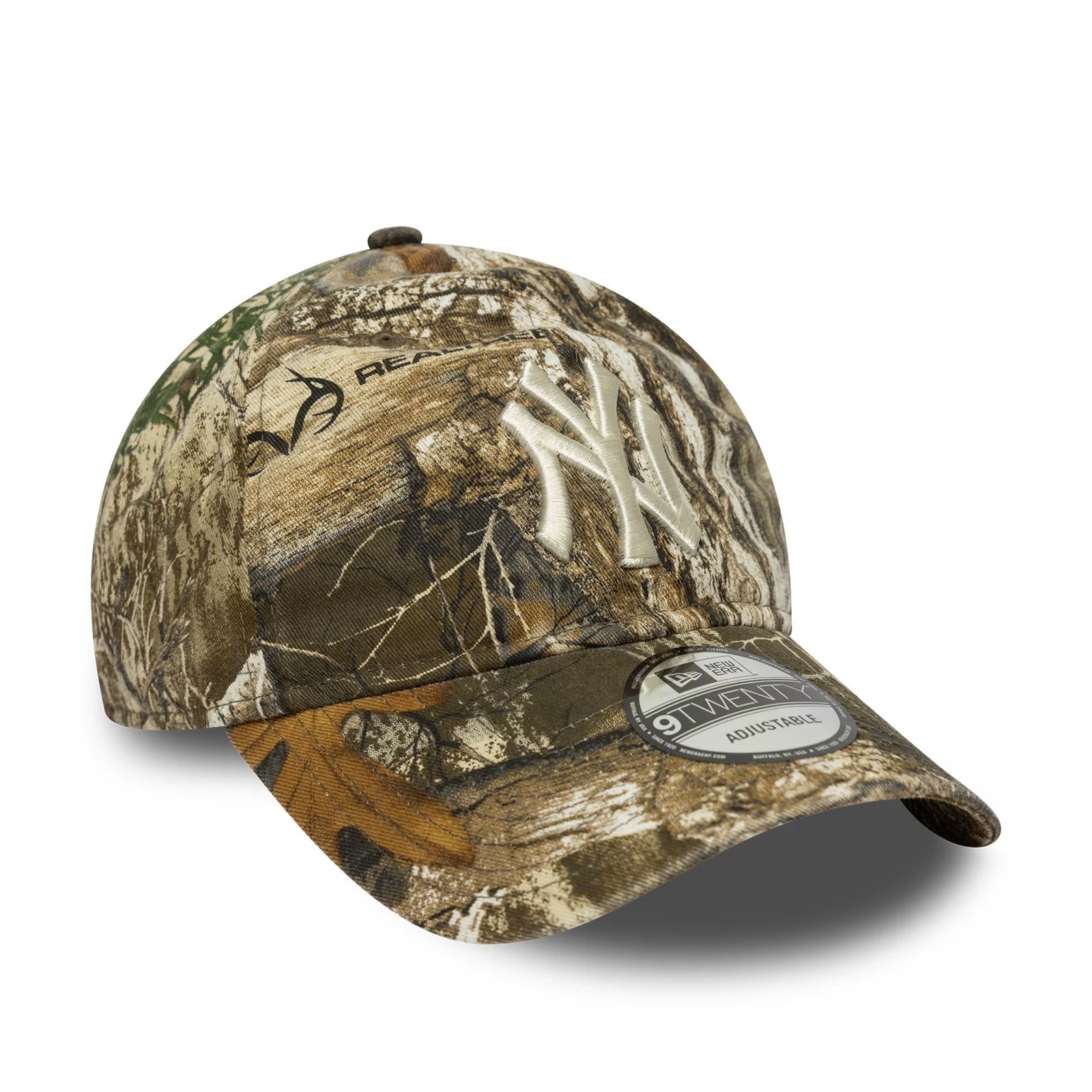 New Era NY Yankees 9Twenty Washed Real Tree Camo Cap - CNEWE5885 - Coziness