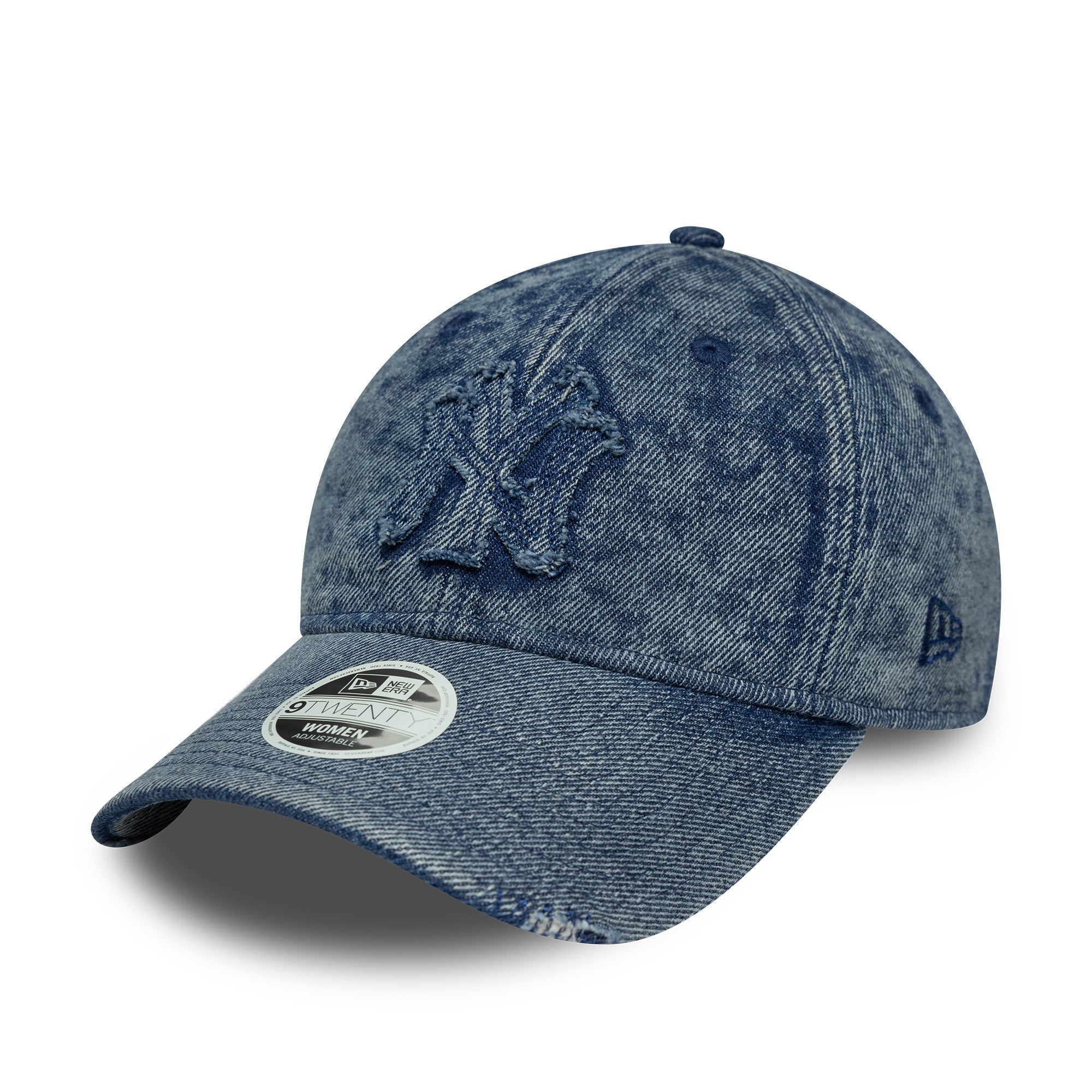 New Era NY Yankees 9TWENTY Wmns Stone Denim Cap Dunkelblau - CNEWE5339 - Coziness