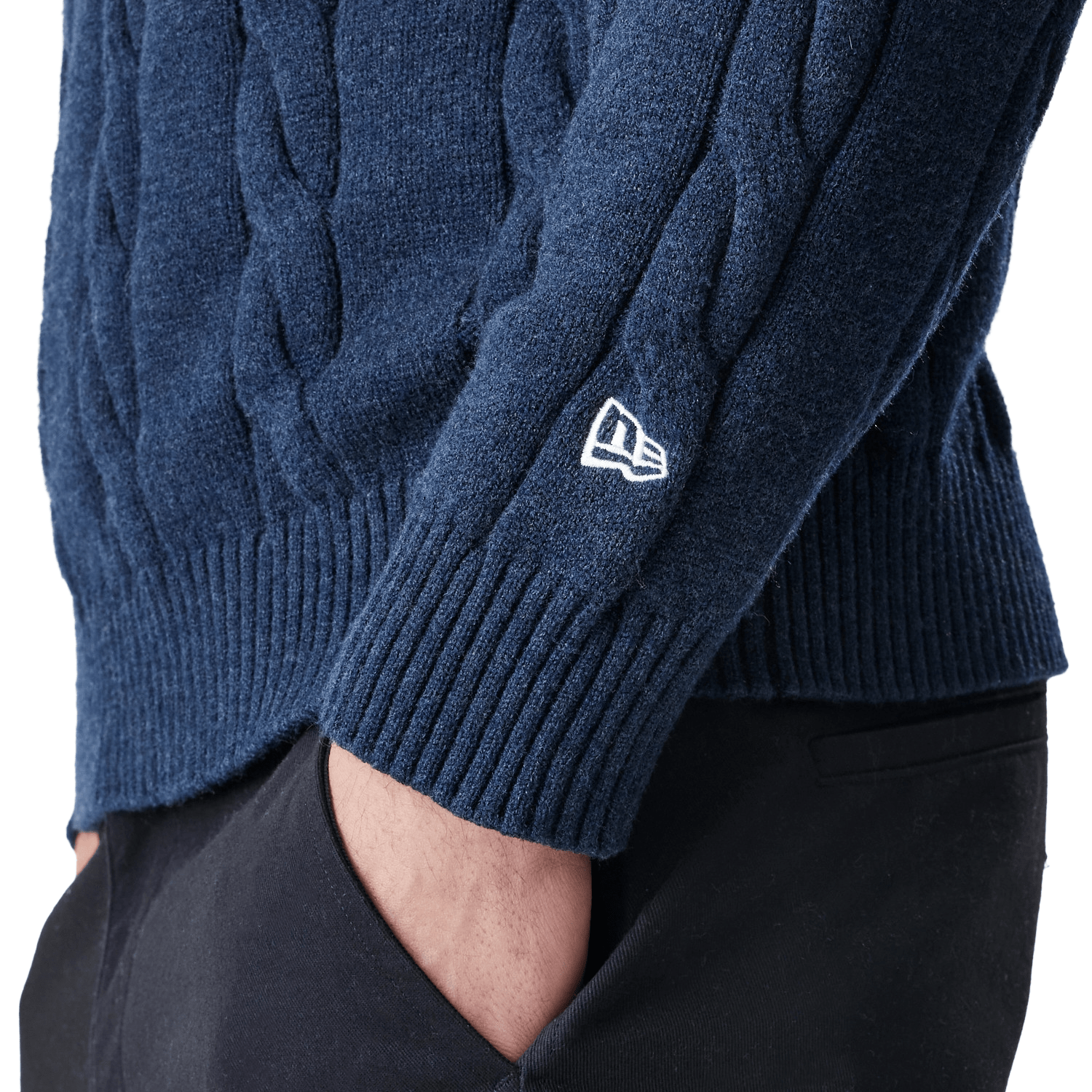 New Era NY Yankees Cable Knit Sweater Navy - CNEWE7022 - Coziness