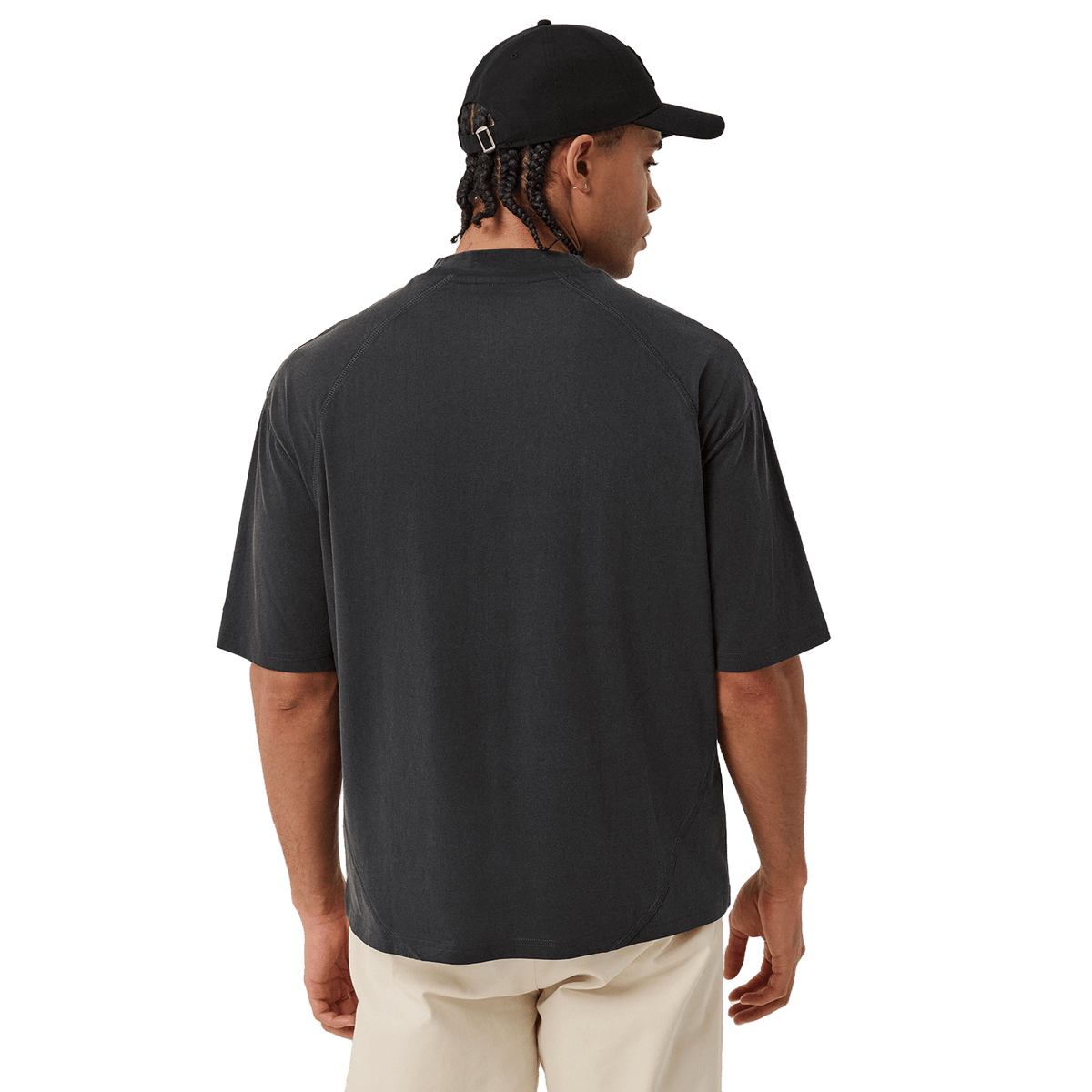 New Era NY Yankees MLB Boxy Graphic Tee Washed Black - CNEWE15003 - Coziness
