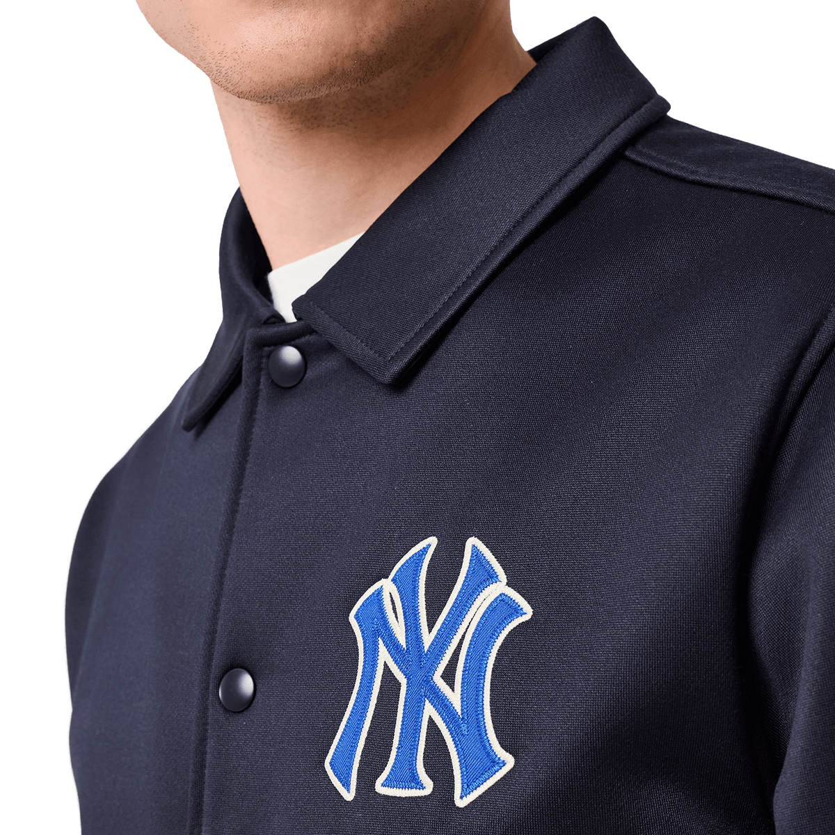 New Era NY Yankees MLB Collared Jacket Navy - CNEWE14732 - Coziness