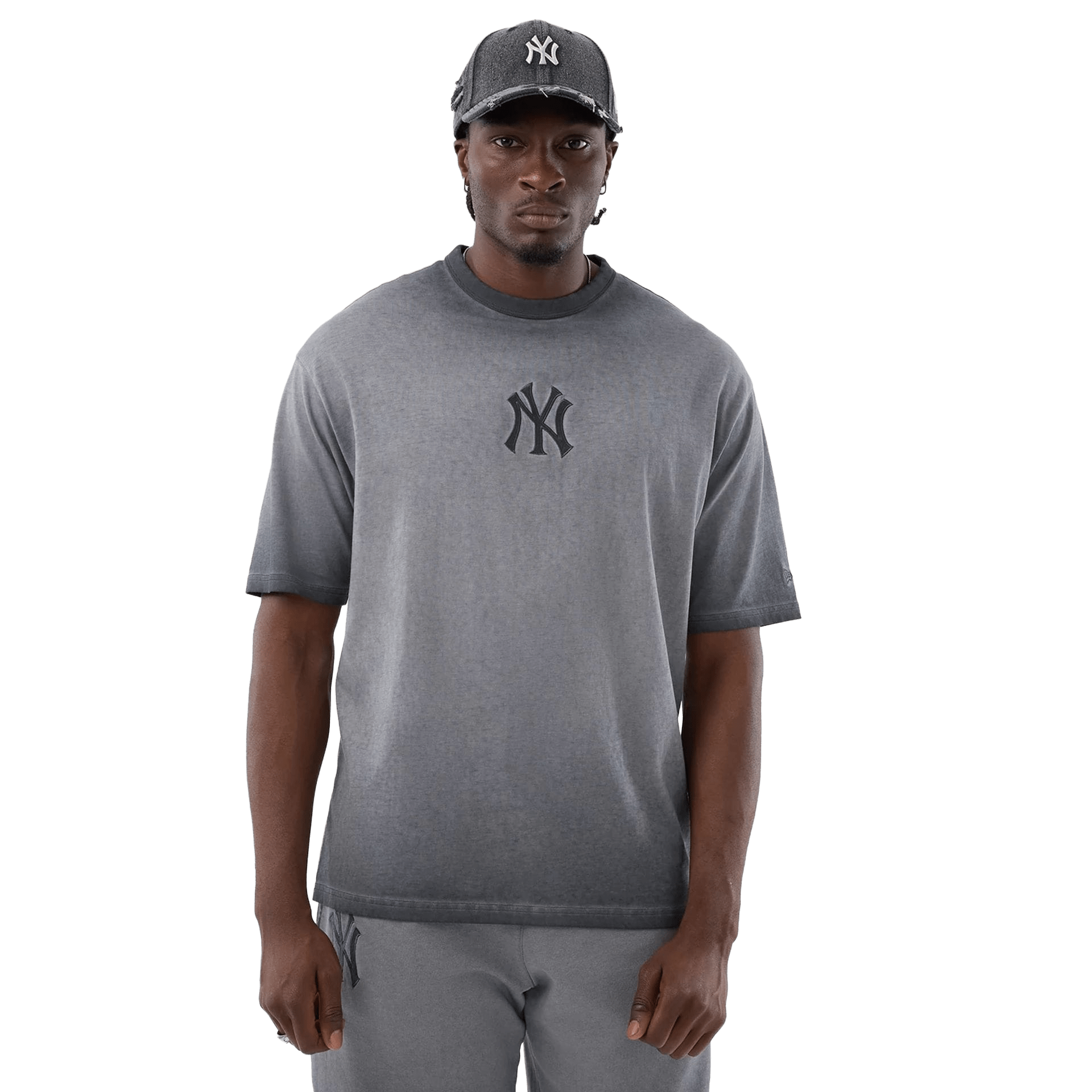 New Era NY Yankees MLB T-Shirt Washed Schwarz - CNEWE9629 - Coziness