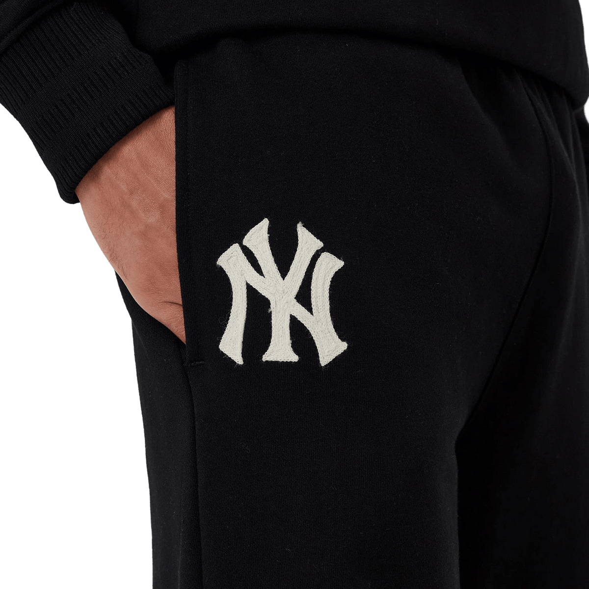 New Era NY Yankees MLB Wide Leg Jogger Black - CNEWE14981 - Coziness