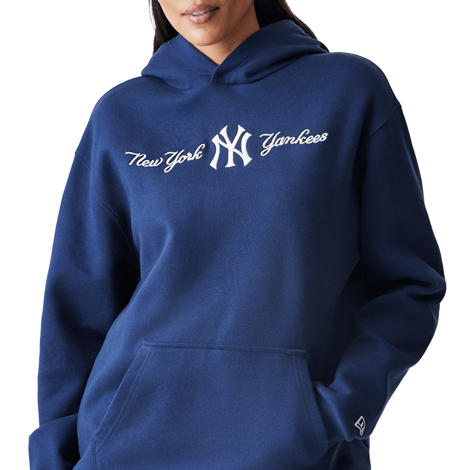 New Era NY Yankees Script Hoodie Navy - CNEWE7011 - Coziness