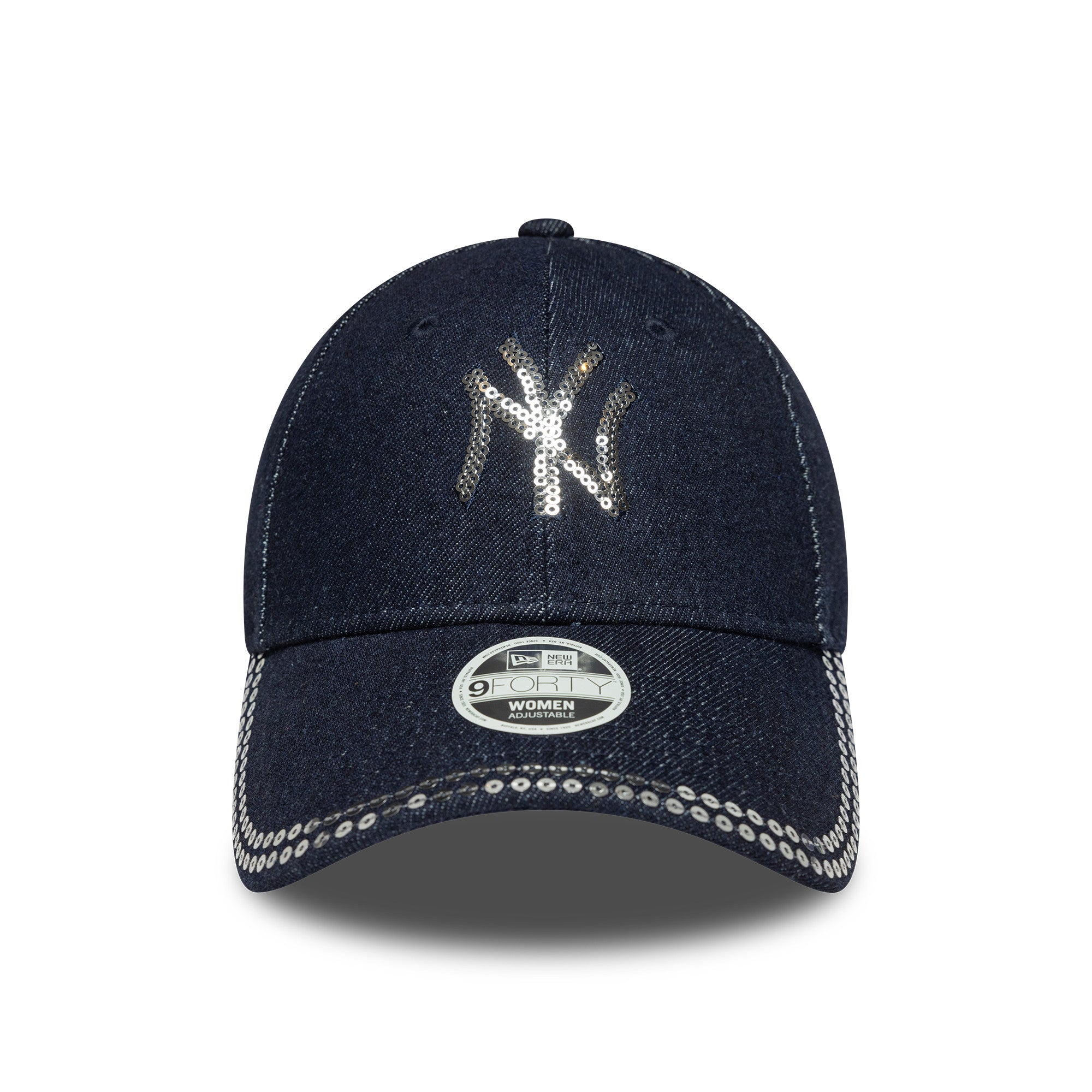 New Era NY Yankees Sequin 9FORTY Cap Blau Wmns - CNEWE7000 - Coziness