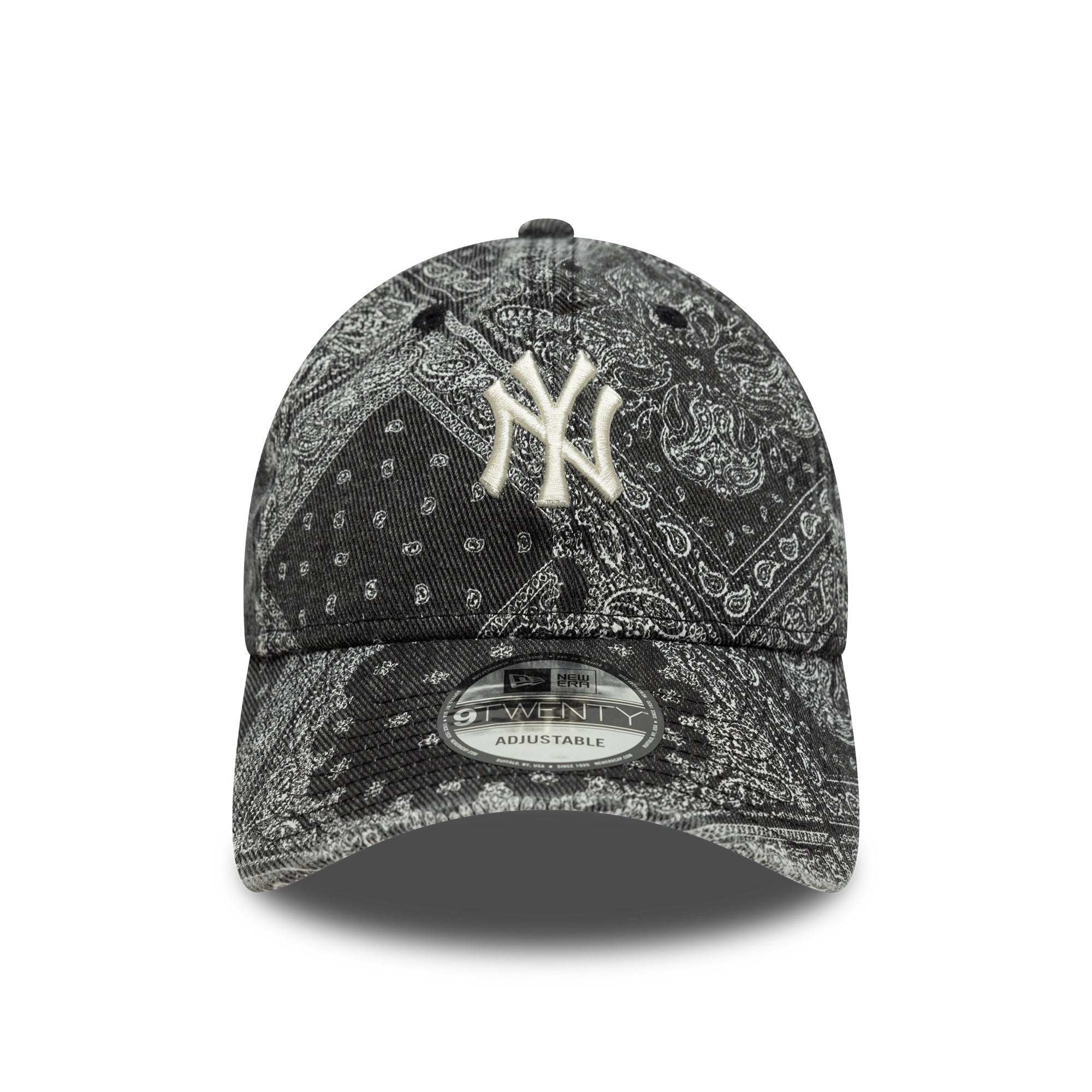 New Era NY Yankees Washed Paisley 9TWENTY Schwarz - CNEWE8249 - Coziness