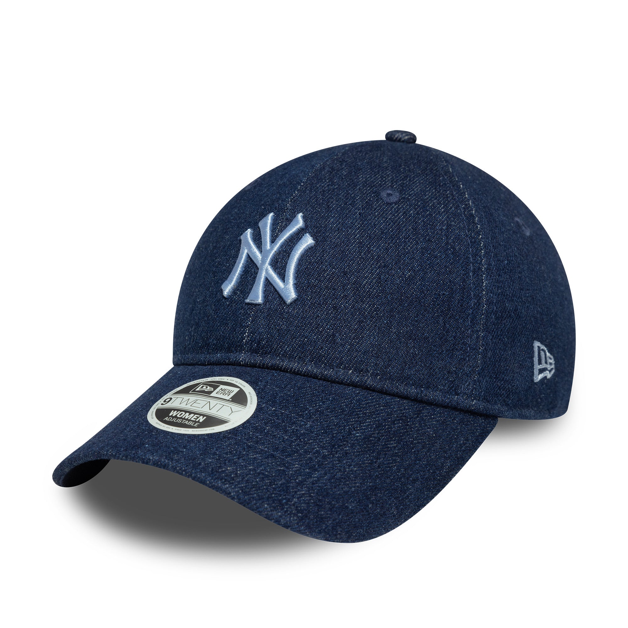 New Era NY Yankees Wmns 9TWENTY Denim Cap Dunkelblau - CNEWE5217 - Coziness