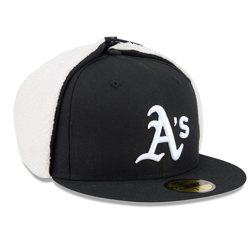 New Era Oakland Athletics 59FIFTY Classic Dogear Cap Black - CNEWE7946 - Coziness