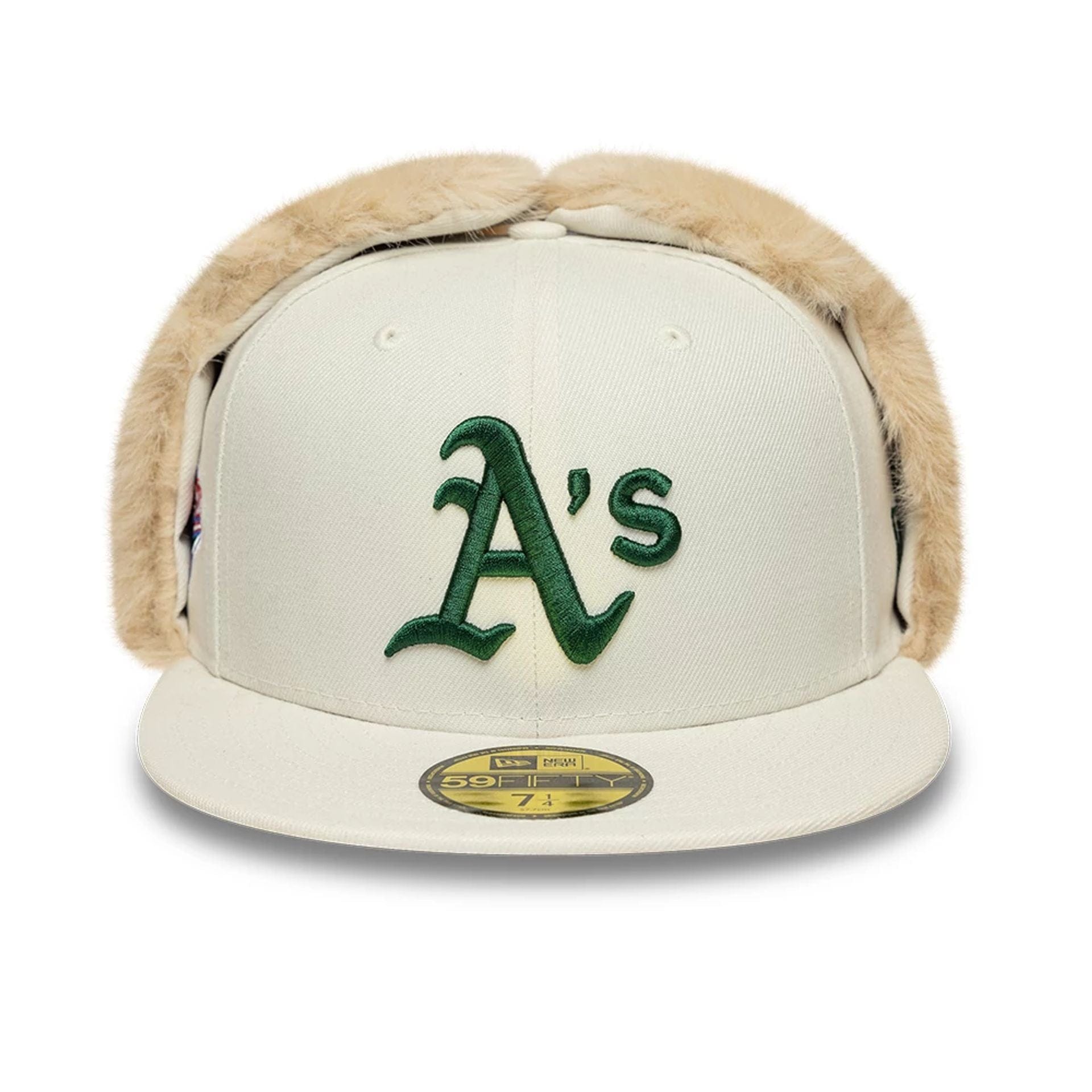 New Era Oakland Athletics 59FIFTY Dogear Cap Cream - CNEWE7911 - Coziness