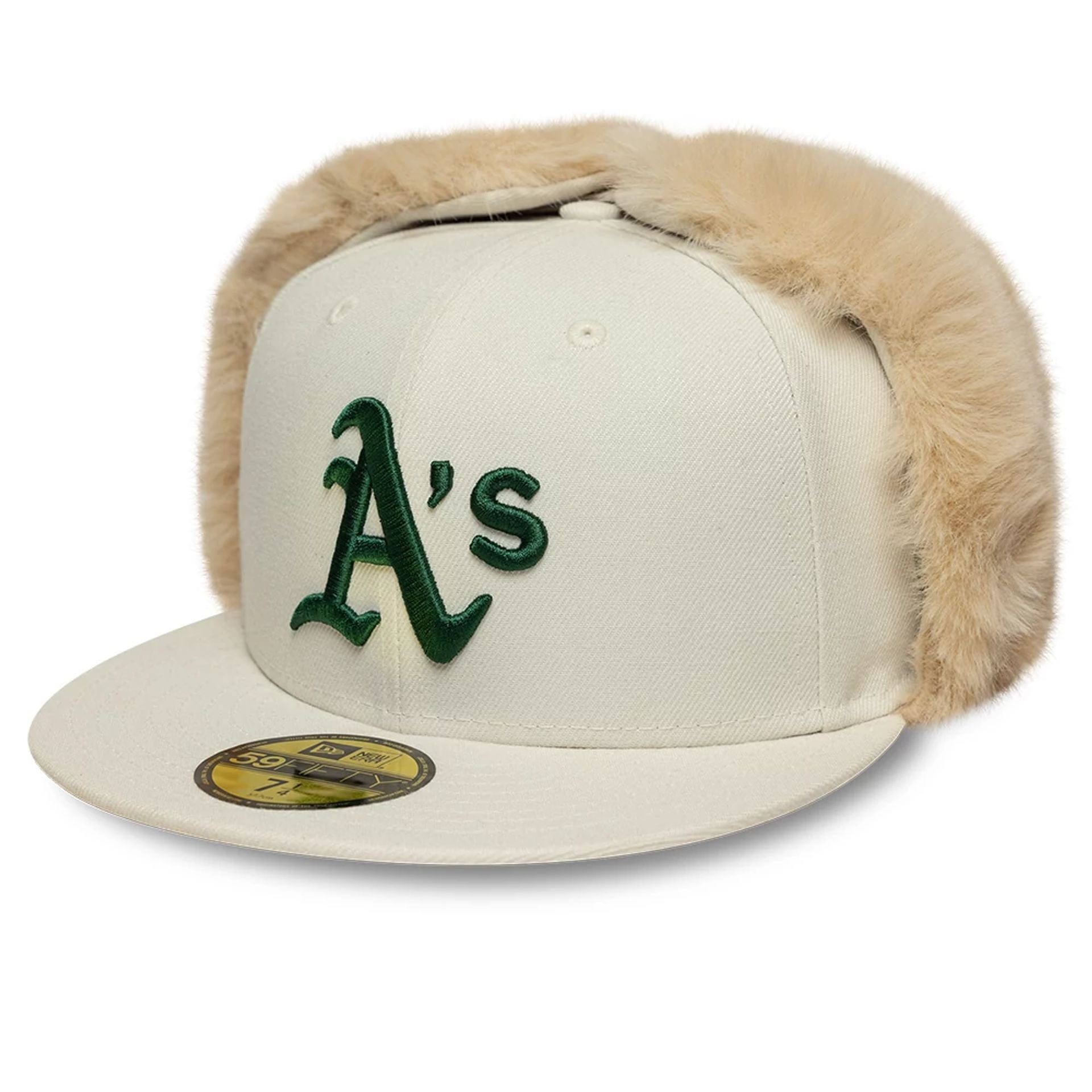New Era Oakland Athletics 59FIFTY Dogear Cap Cream - CNEWE7911 - Coziness