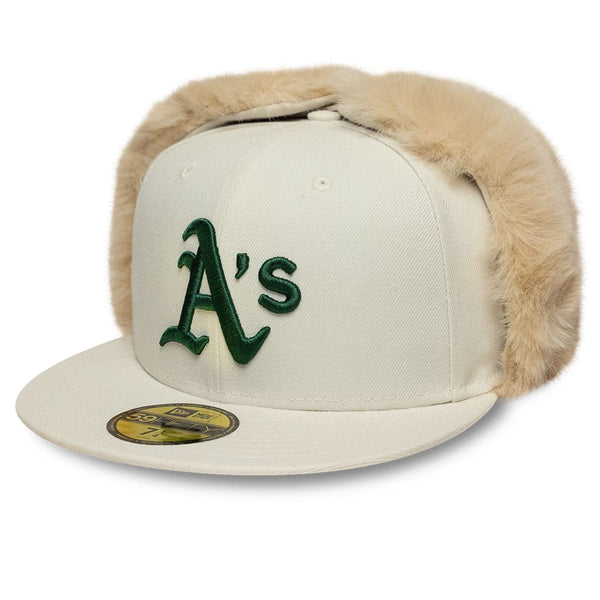 New Era Oakland Athletics 59FIFTY Dogear Cap Cream - CNEWE7911 - Coziness