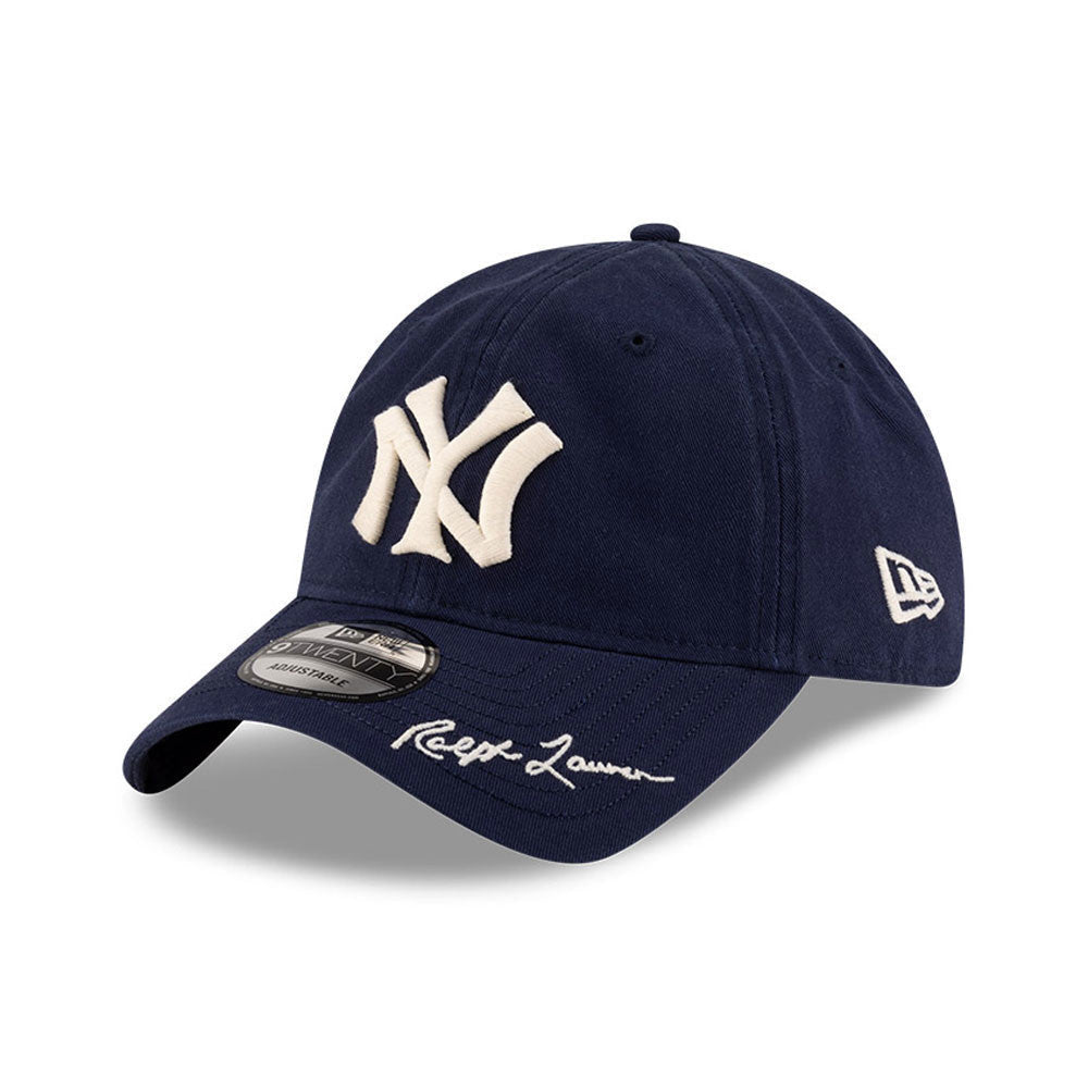 New Era x Ralph Lauren NY Yankees 9TWENTY Cap Navy - CNEWE14154 - Coziness