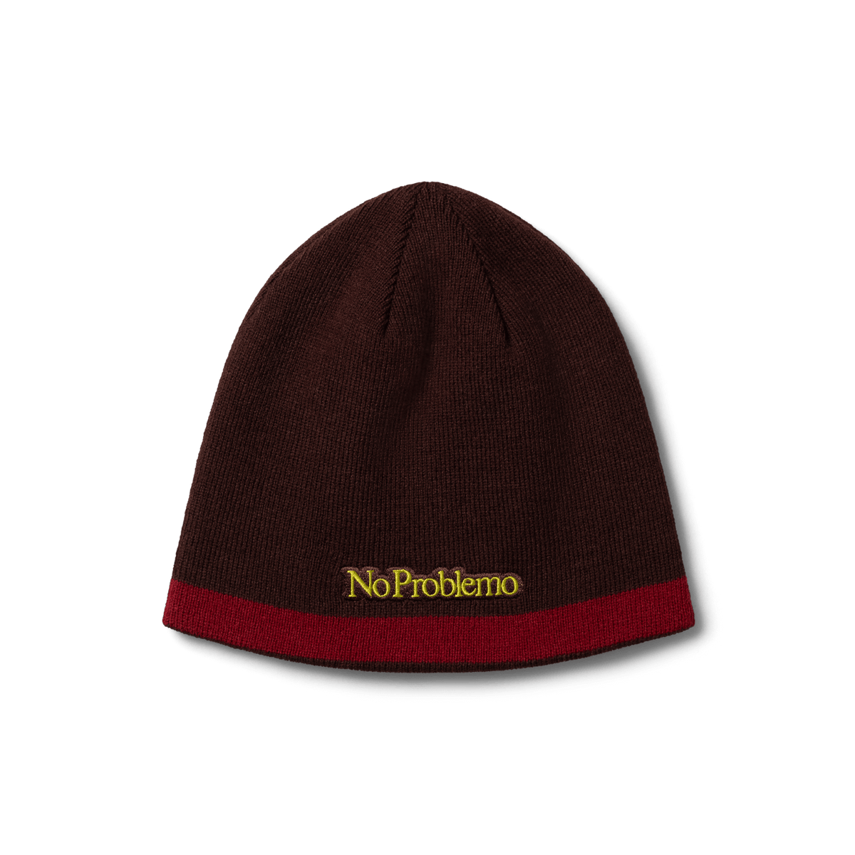 No Problemo Np Stripe Reversible Beanie Brown - CNOP13810 - Coziness