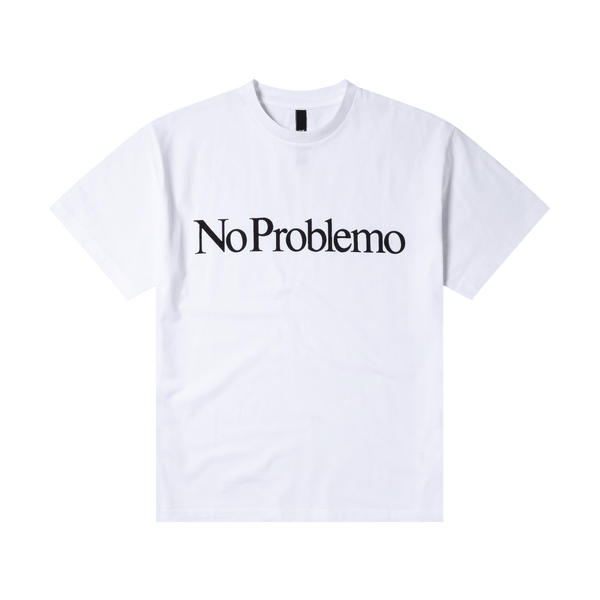 No Problemo Ss Tee White - CNOP9405 - Coziness