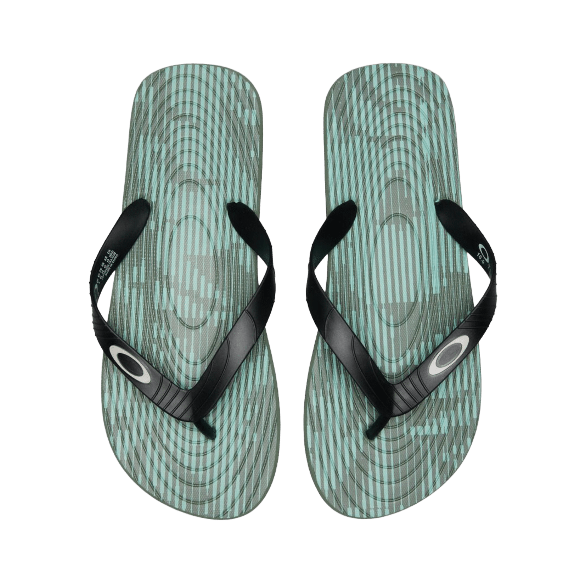 Oakley Catalina Flip Flop Faded Green Hibiscus Str - COAKC13245 - Coziness