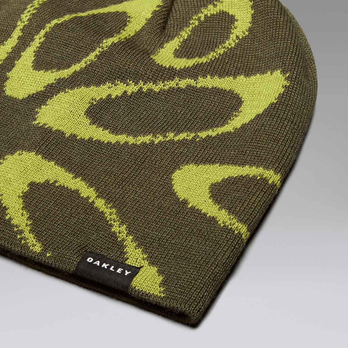 Oakley Ellipse Graphic Beanie Deep Olive/cactus - COAKE14165 - Coziness