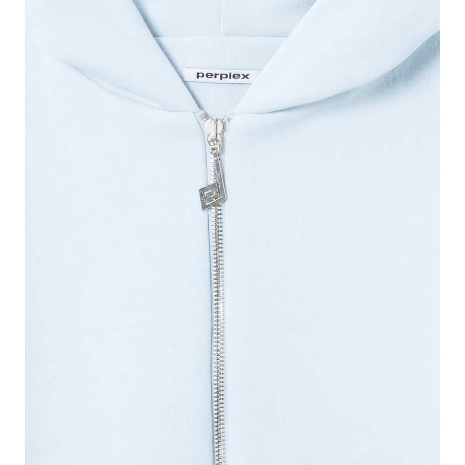 Perplex Zip Hoodie Ice Blue - CPERZ6783 - Coziness