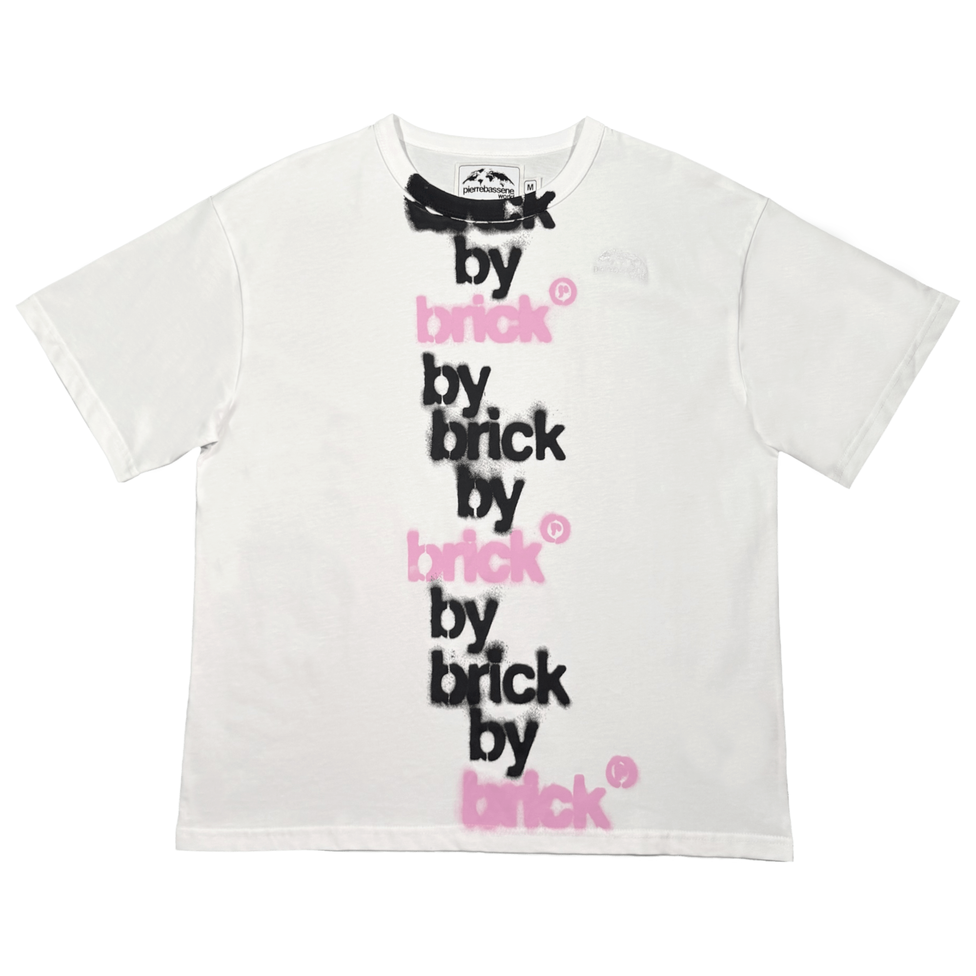 Pierre Bassene Brick by Brick T-Shirt Weiß - CPIEB6881 - Coziness