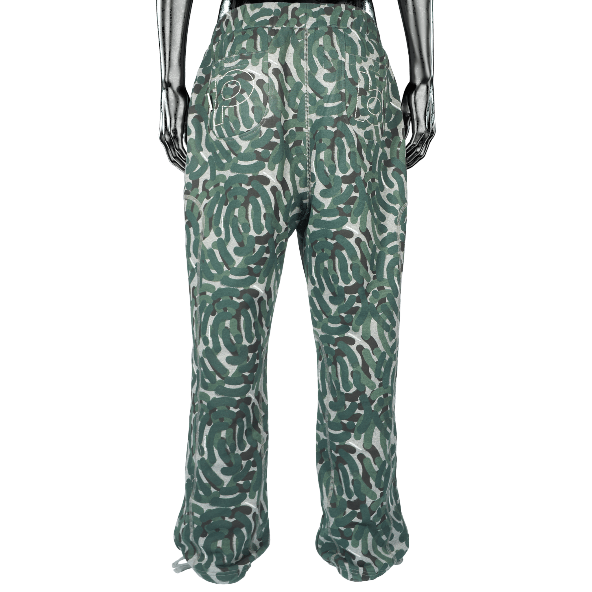 Pierre Bassene Concrete Sweatpants Camo - CPIEB6897 - Coziness