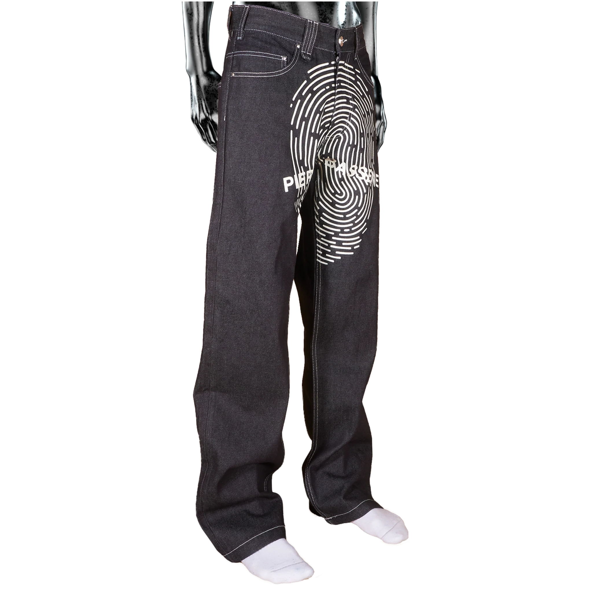 Pierre Bassene Fingerprint Original Raw Denim Dark Blue - CPIEB6889 - Coziness