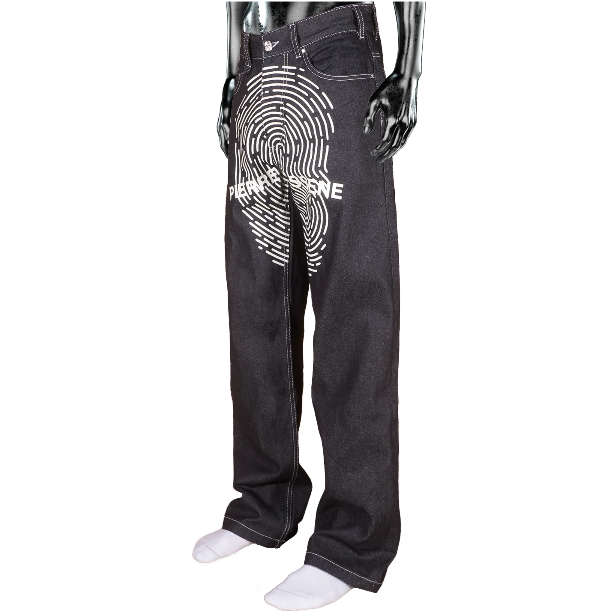 Pierre Bassene Fingerprint Original Raw Denim Dark Blue - CPIEB6889 - Coziness