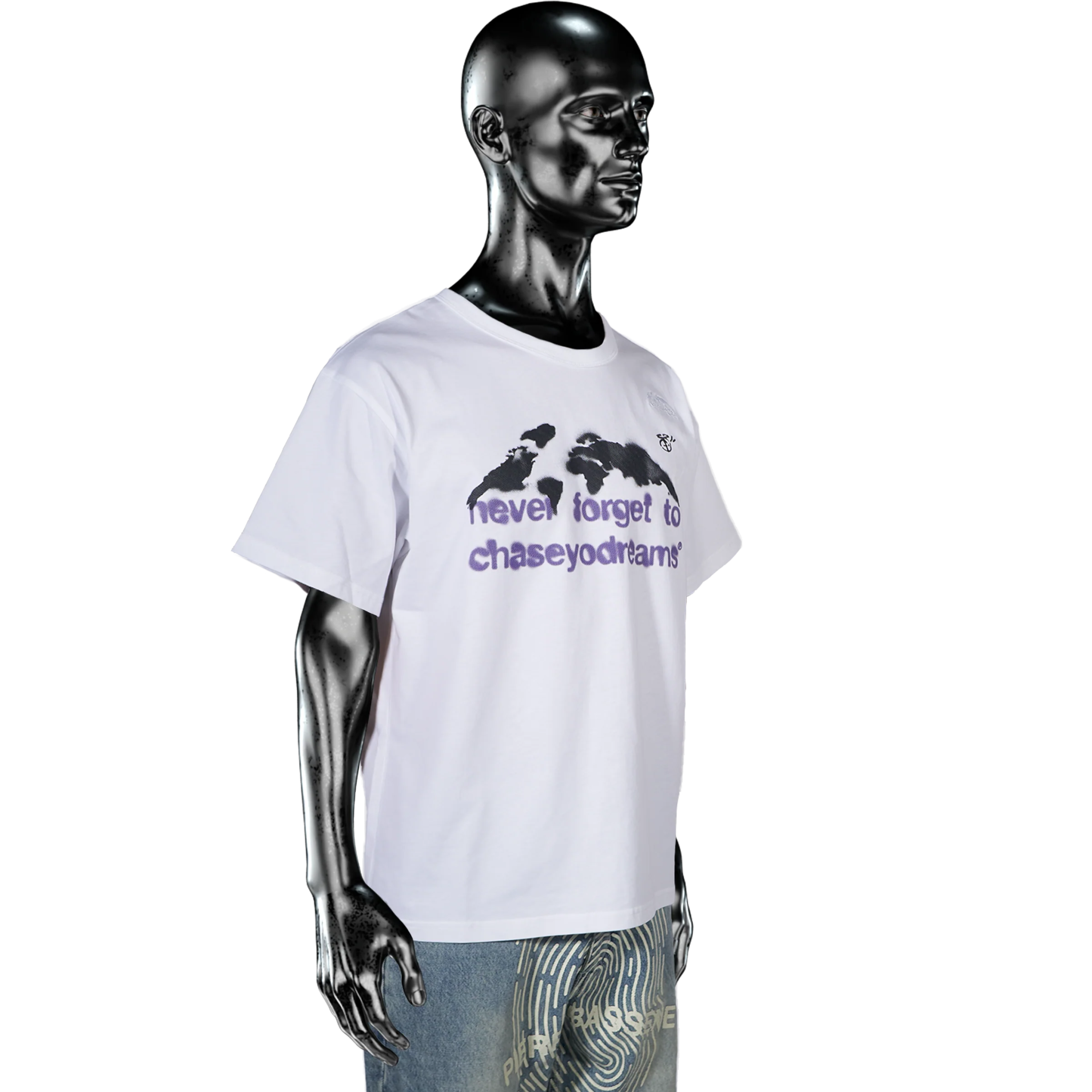 Pierre Bassene Never Forget T-Shirt Weiß - CPIEB6885 - Coziness