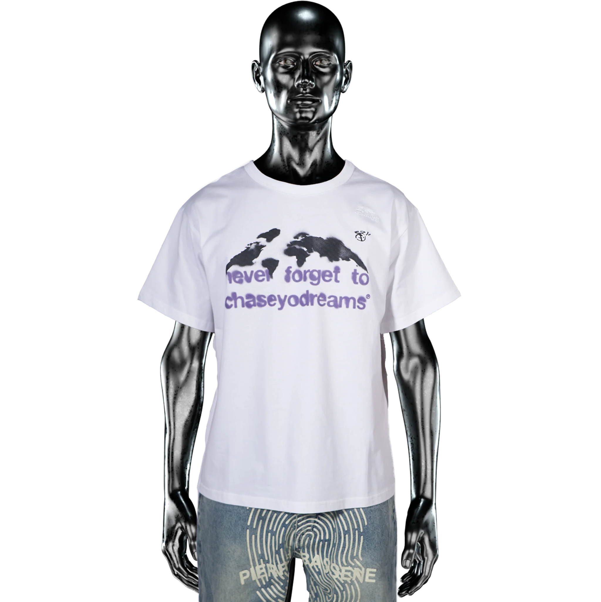 Pierre Bassene Never Forget T-Shirt Weiß - CPIEB6885 - Coziness